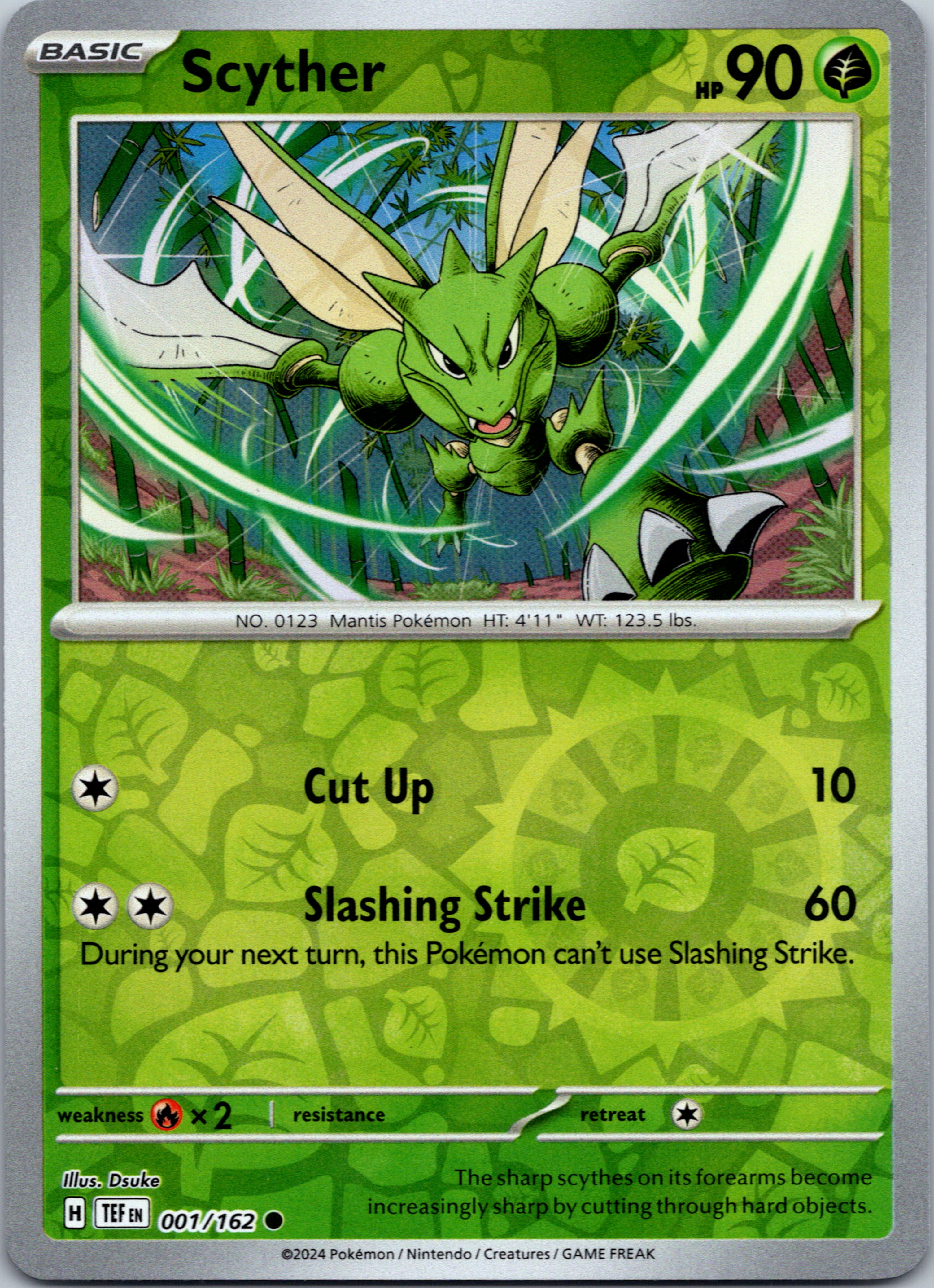 Scyther [1/162] - (Temporal Forces) Reverse Holofoil