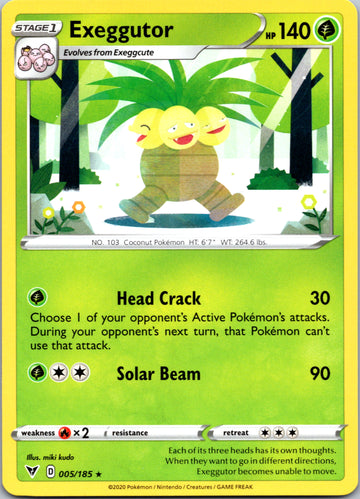 Exeggutor [005/185] [SWSH04: Vivid Voltage]