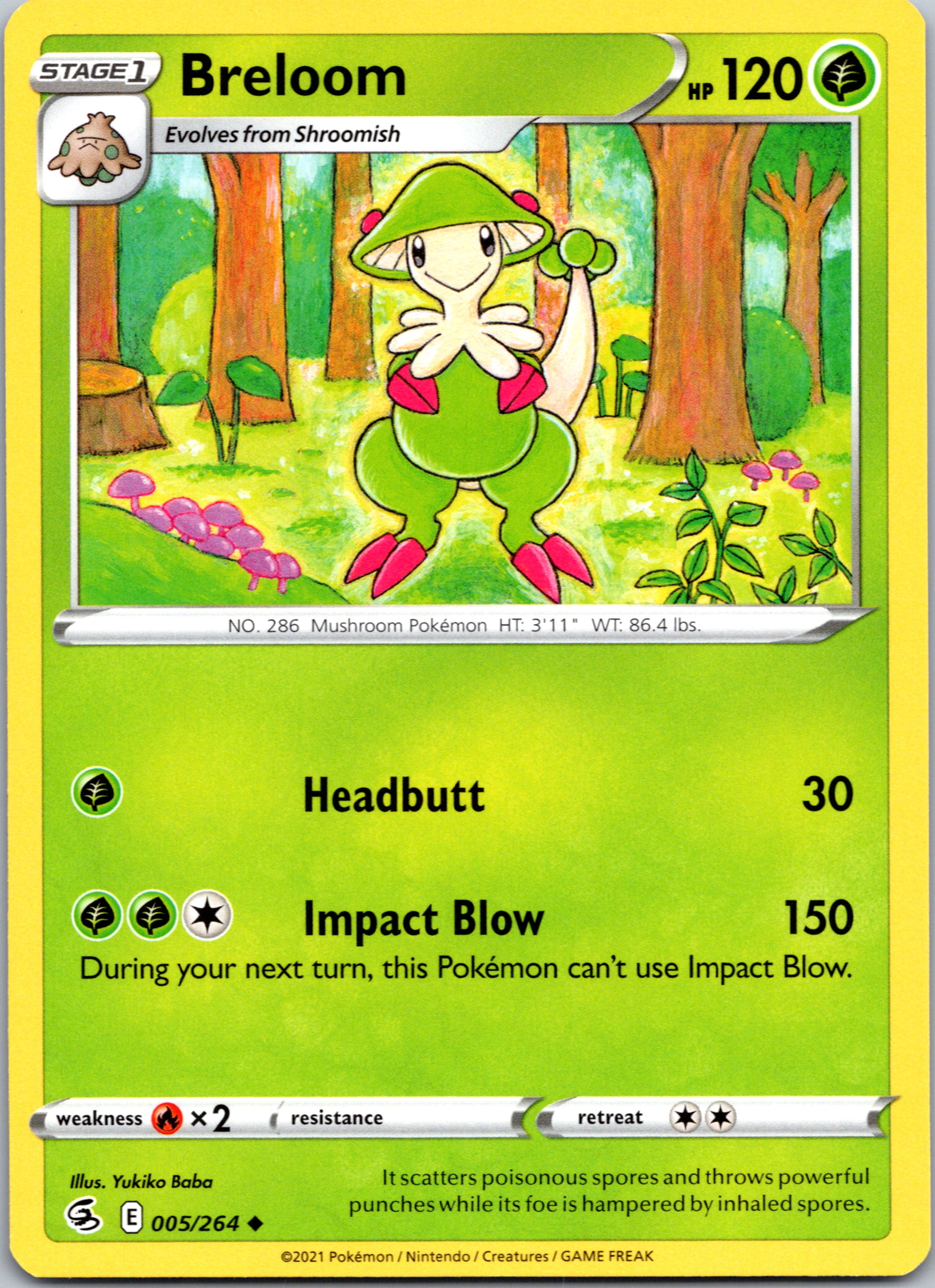 Breloom (005/264) [Sword & Shield: Fusion Strike]