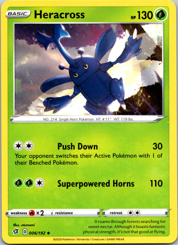 Heracross (006/192) [Sword & Shield: Rebel Clash]