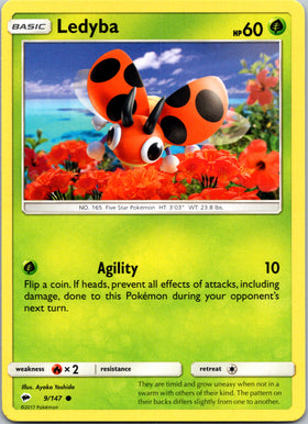 Ledyba (009/147) [Sun & Moon: Burning Shadows]