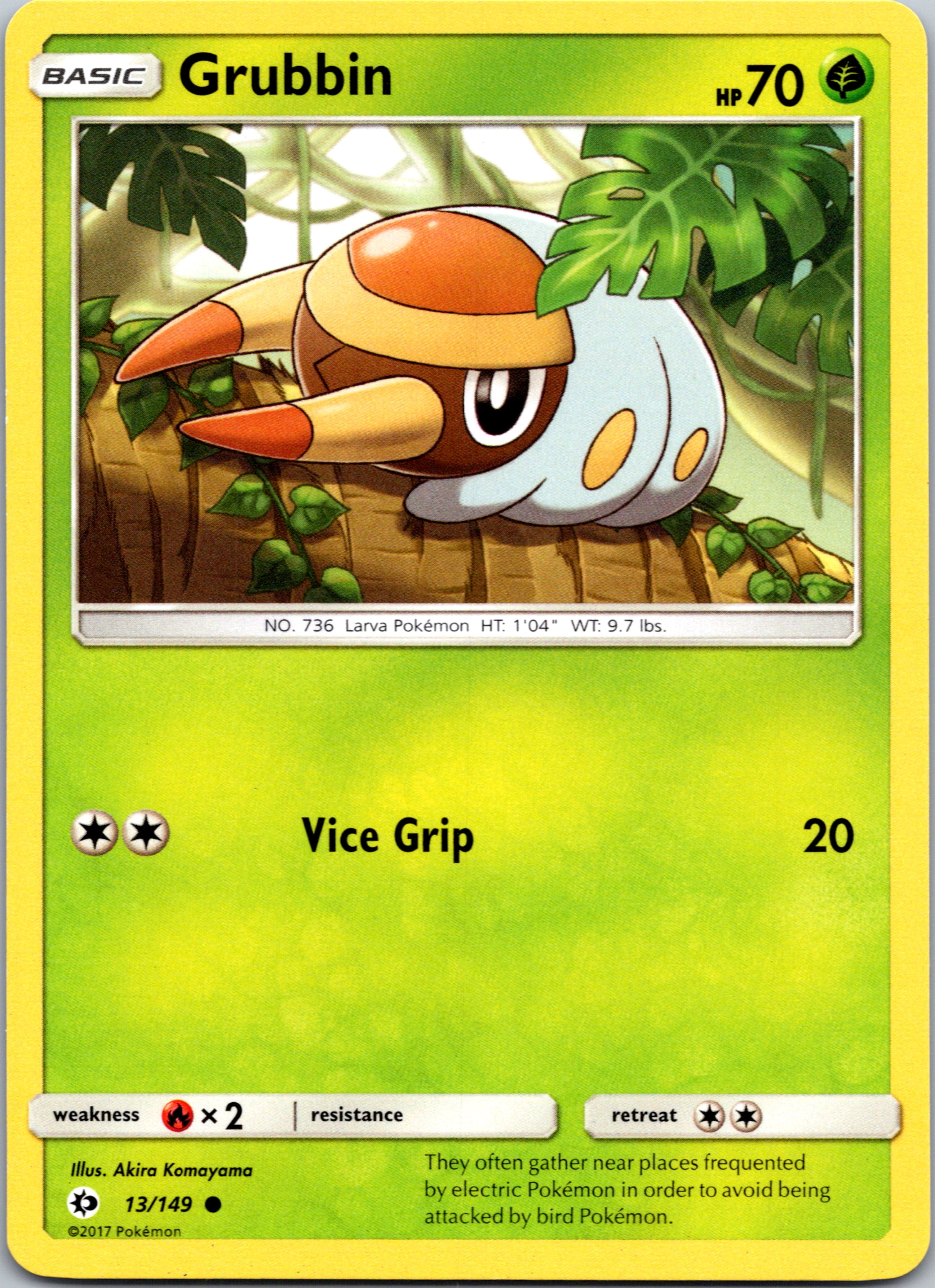 Grubbin (13) [SM Base Set]