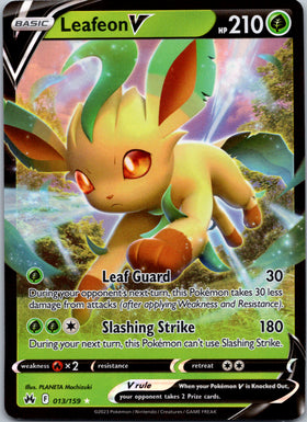 Leafeon V (013/159) [Sword & Shield: Crown Zenith]