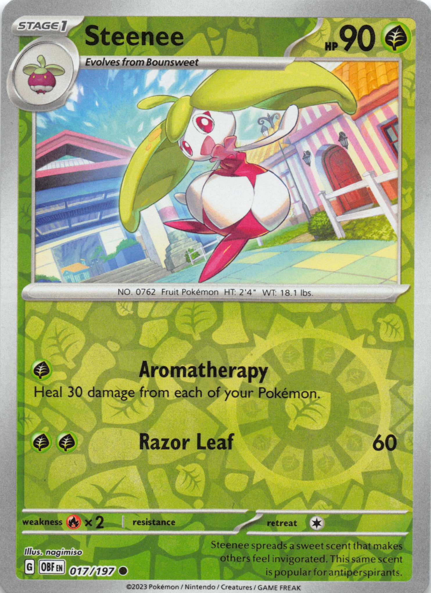 Steenee (017/197) [Scarlet & Violet: Obsidian Flames]