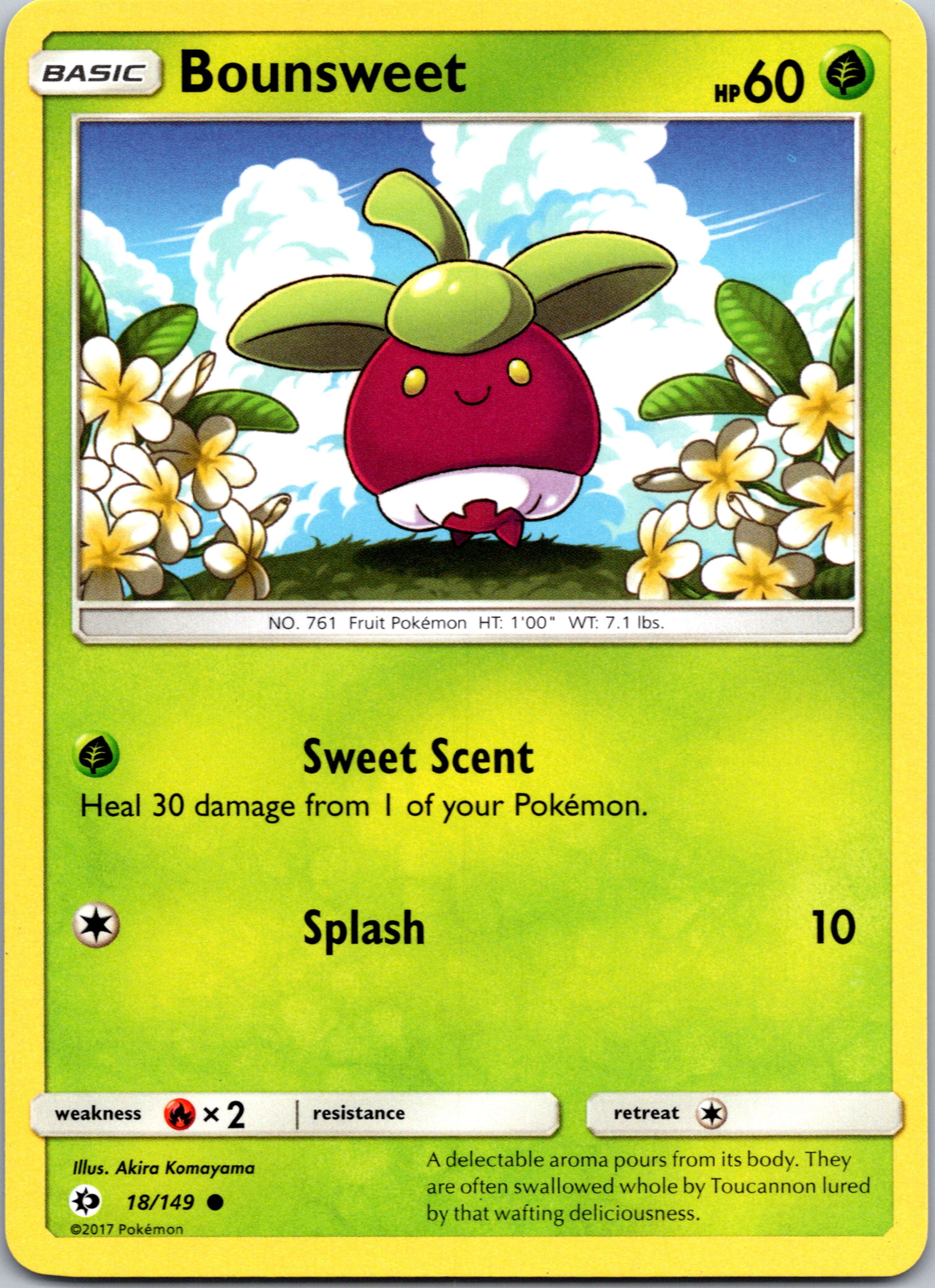 Bounsweet (18) [SM Base Set]