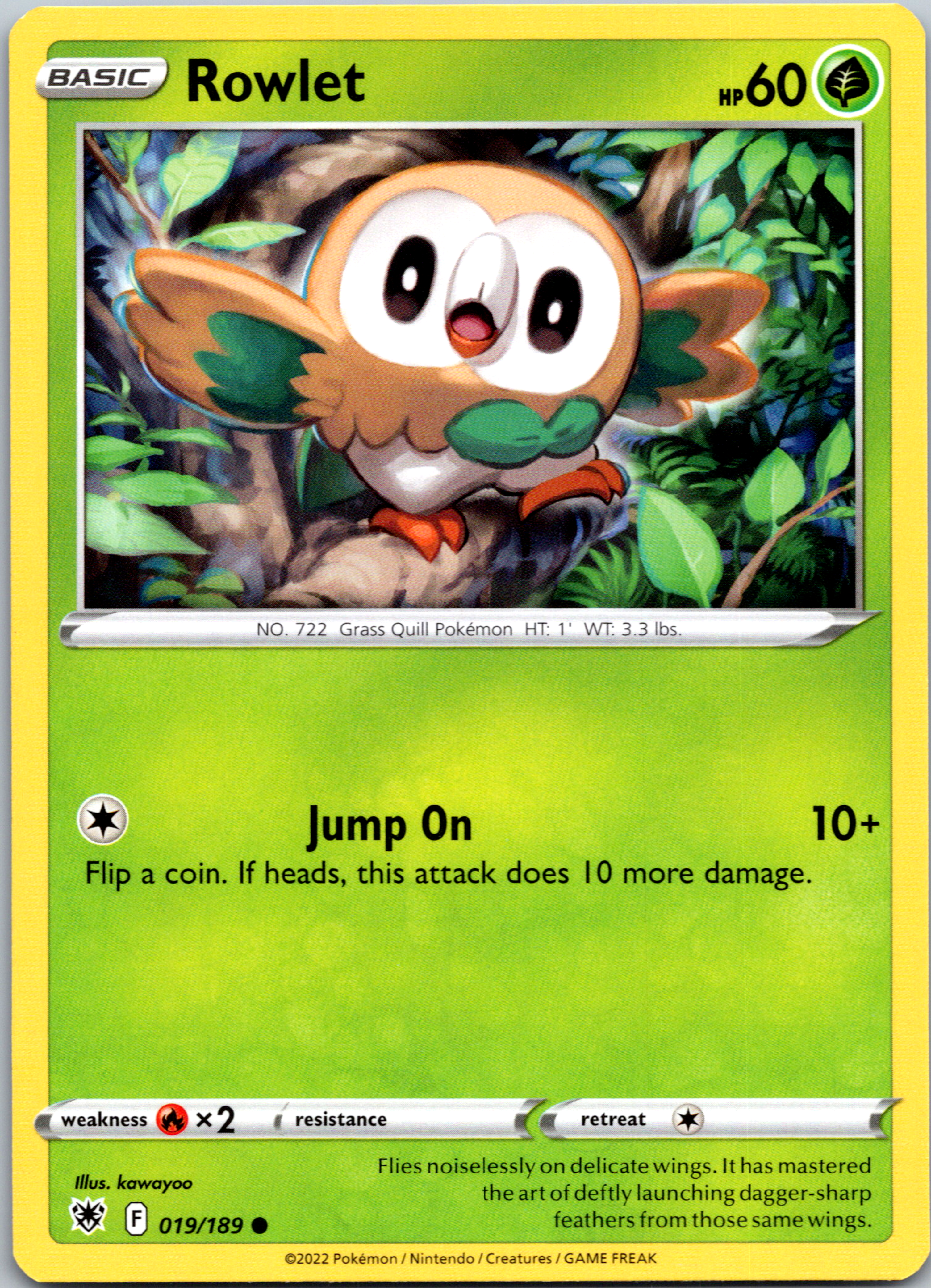 Rowlet (019/189) [Sword & Shield: Astral Radiance]