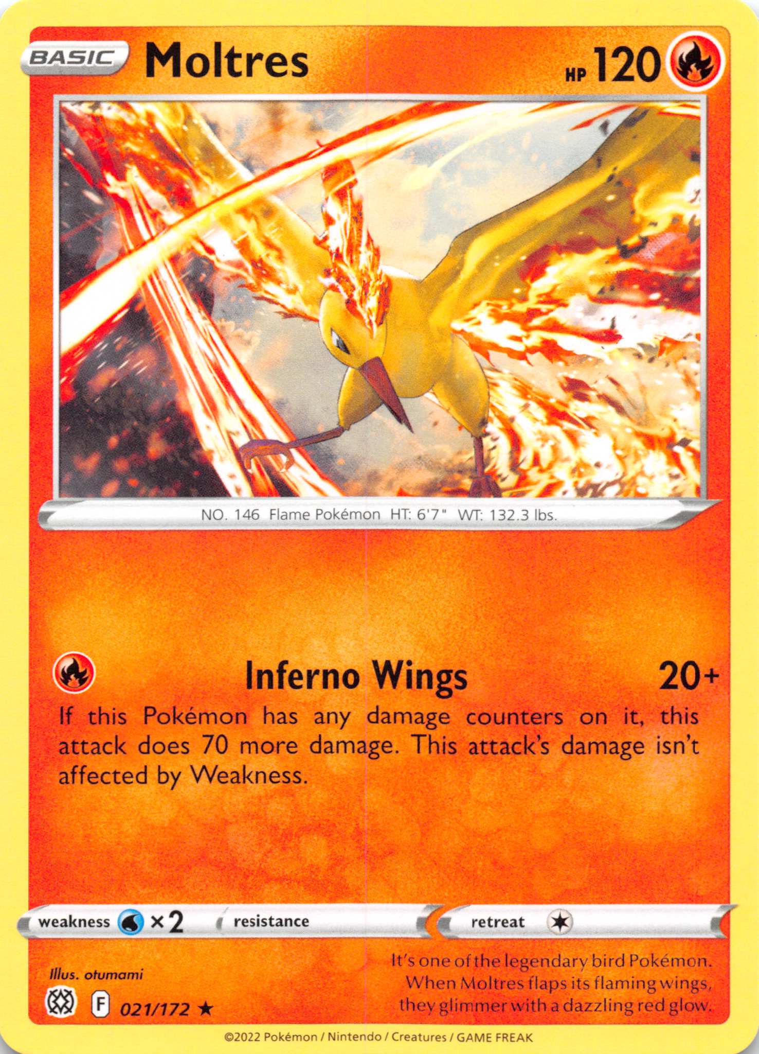 Moltres (021/172) [Sword & Shield: Brilliant Stars]