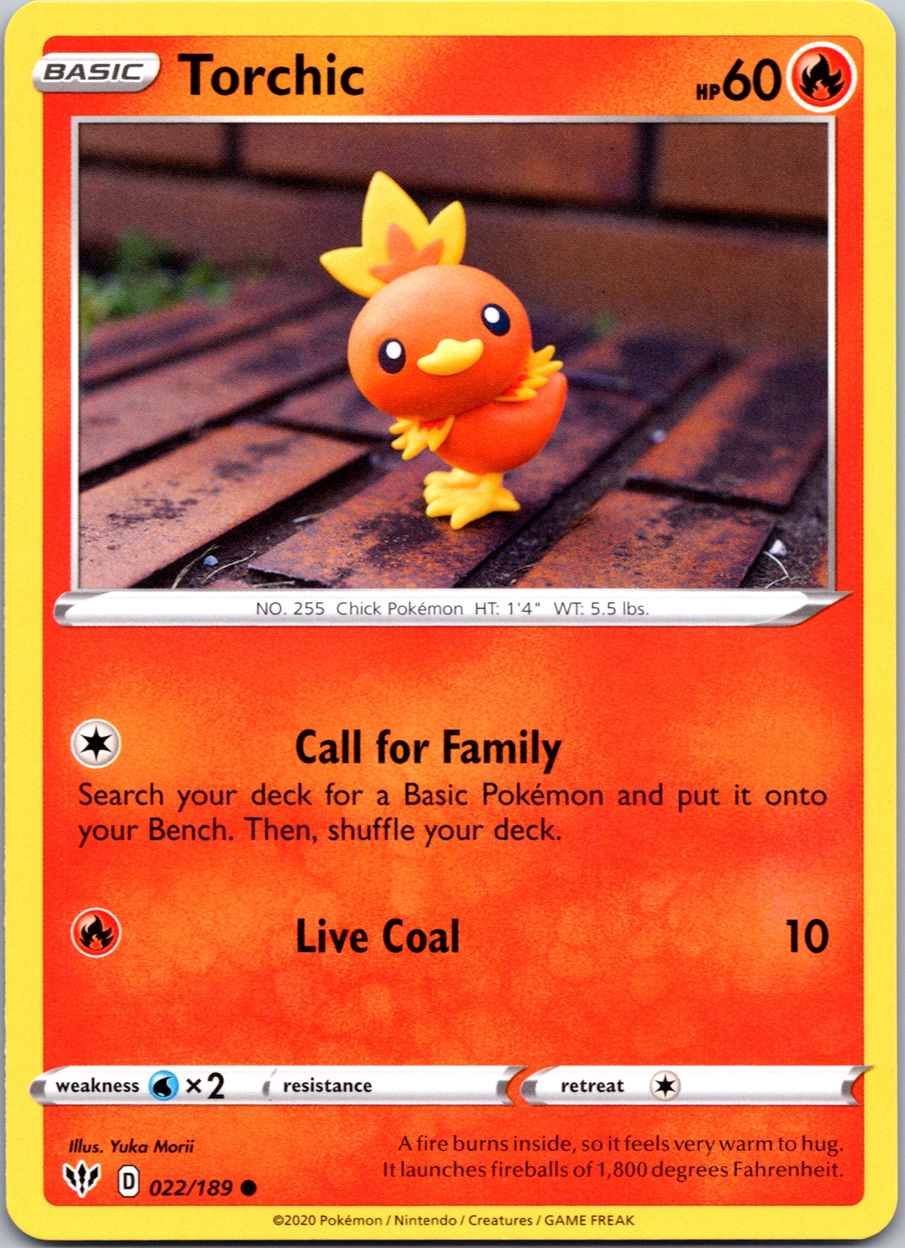 Torchic (22/189) [SWSH03: Darkness Ablaze]