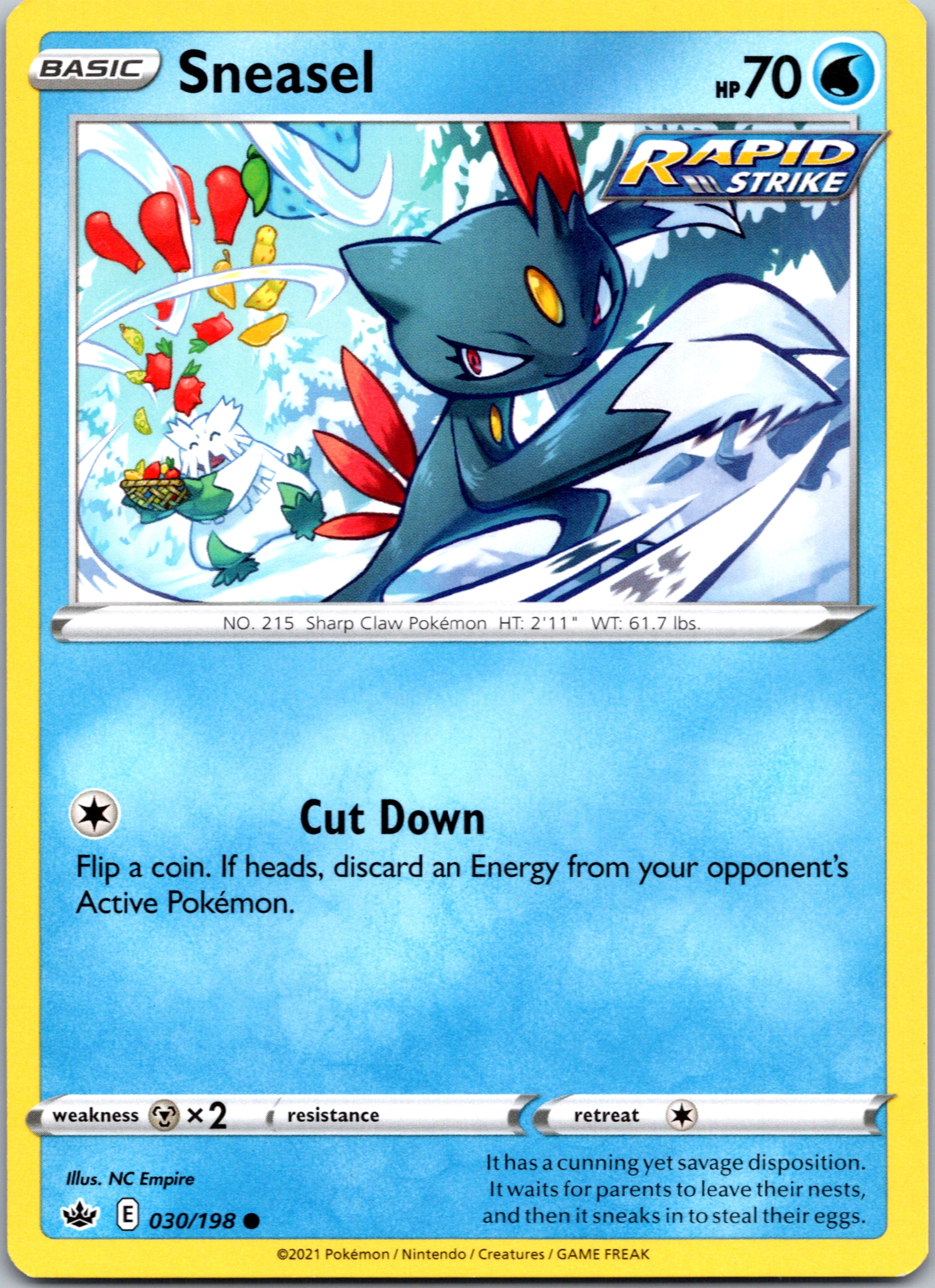 Sneasel (030/198) [Sword & Shield: Chilling Reign]