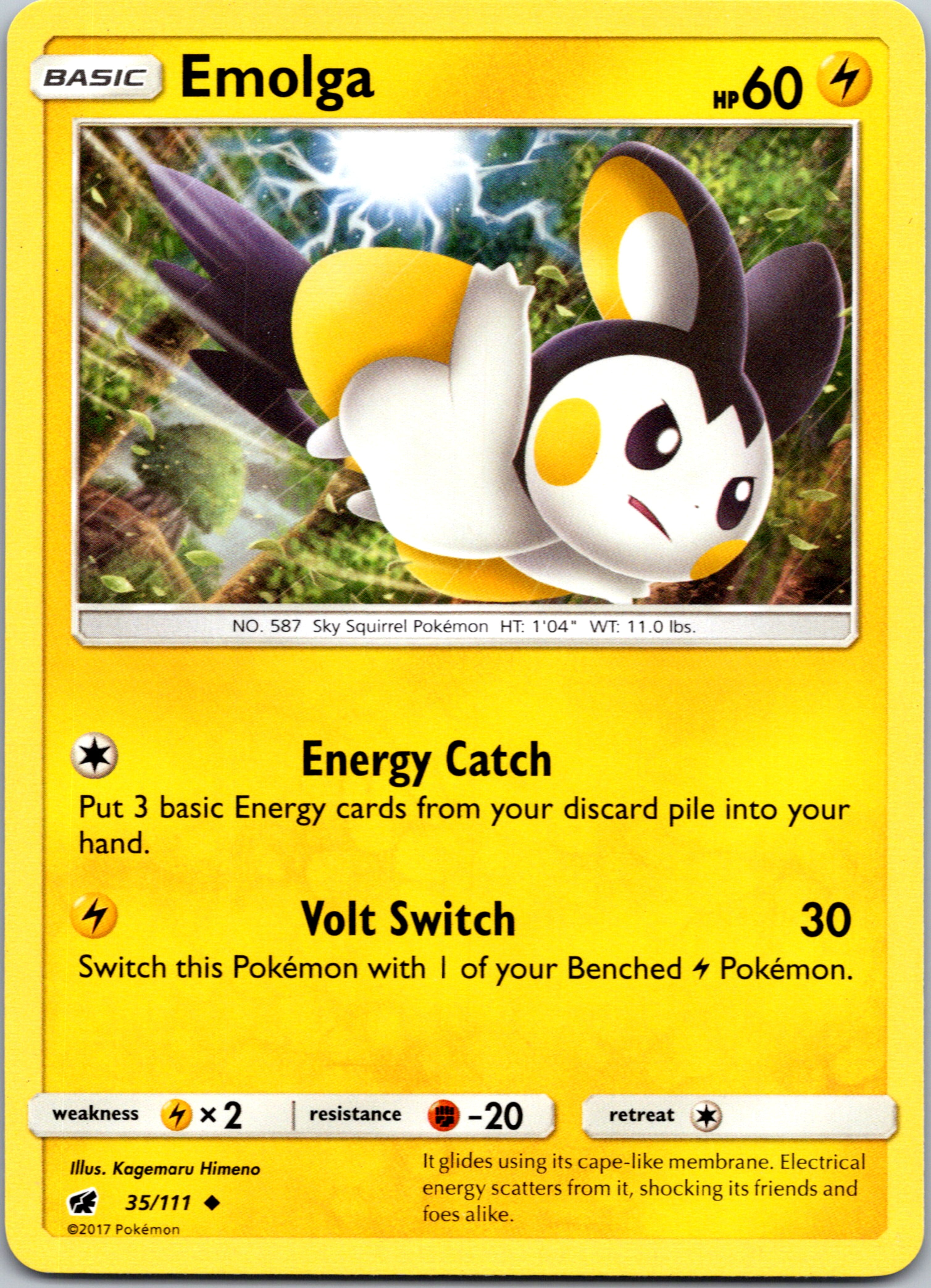 Emolga (35) [SM - Crimson Invasion]