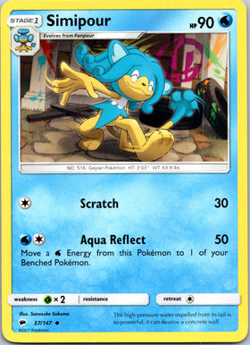 Simipour (037/147) [Sun & Moon: Burning Shadows]