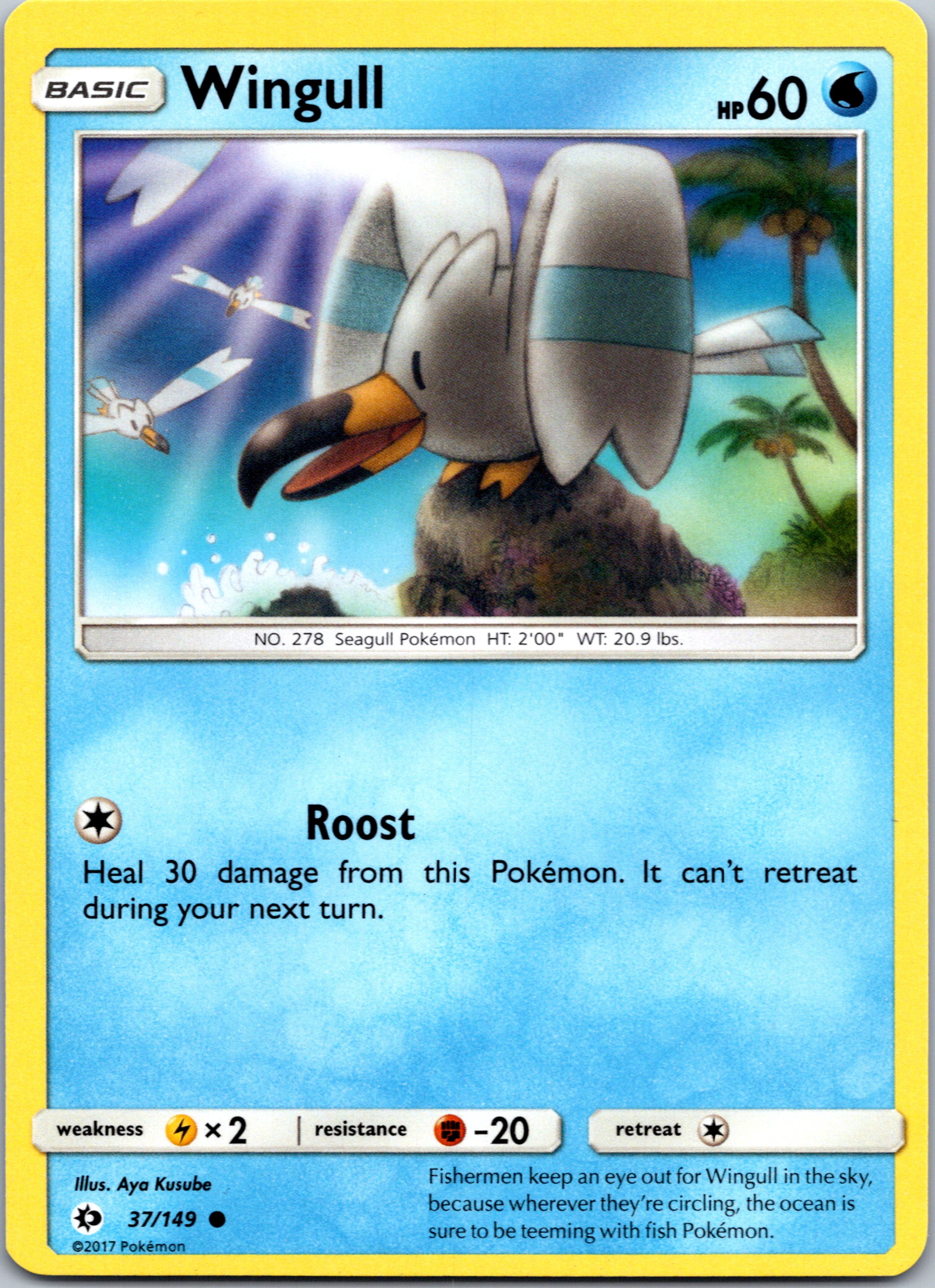 Wingull (37) [SM Base Set]