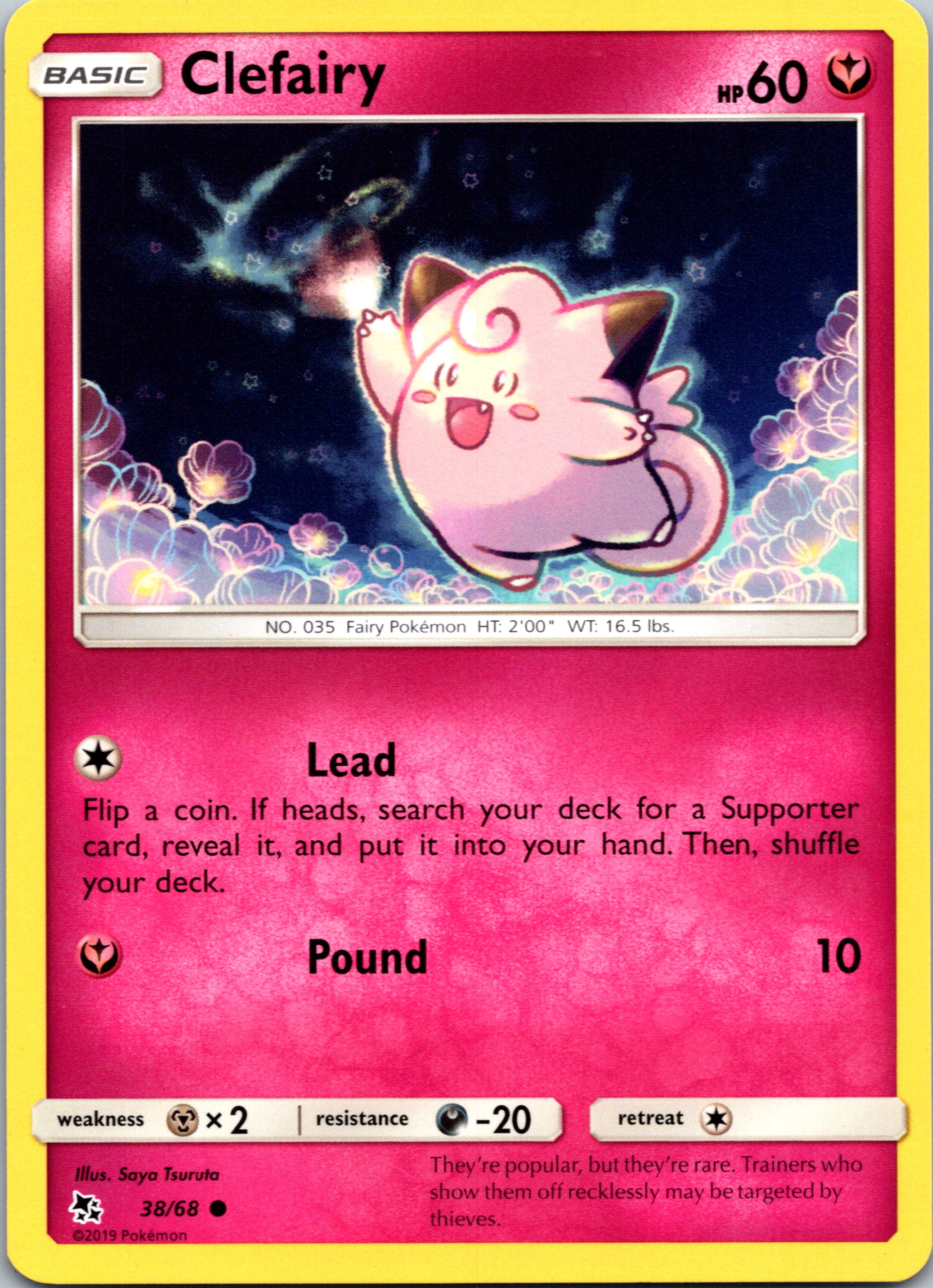 Clefairy (38) (38/68) [Hidden Fates]