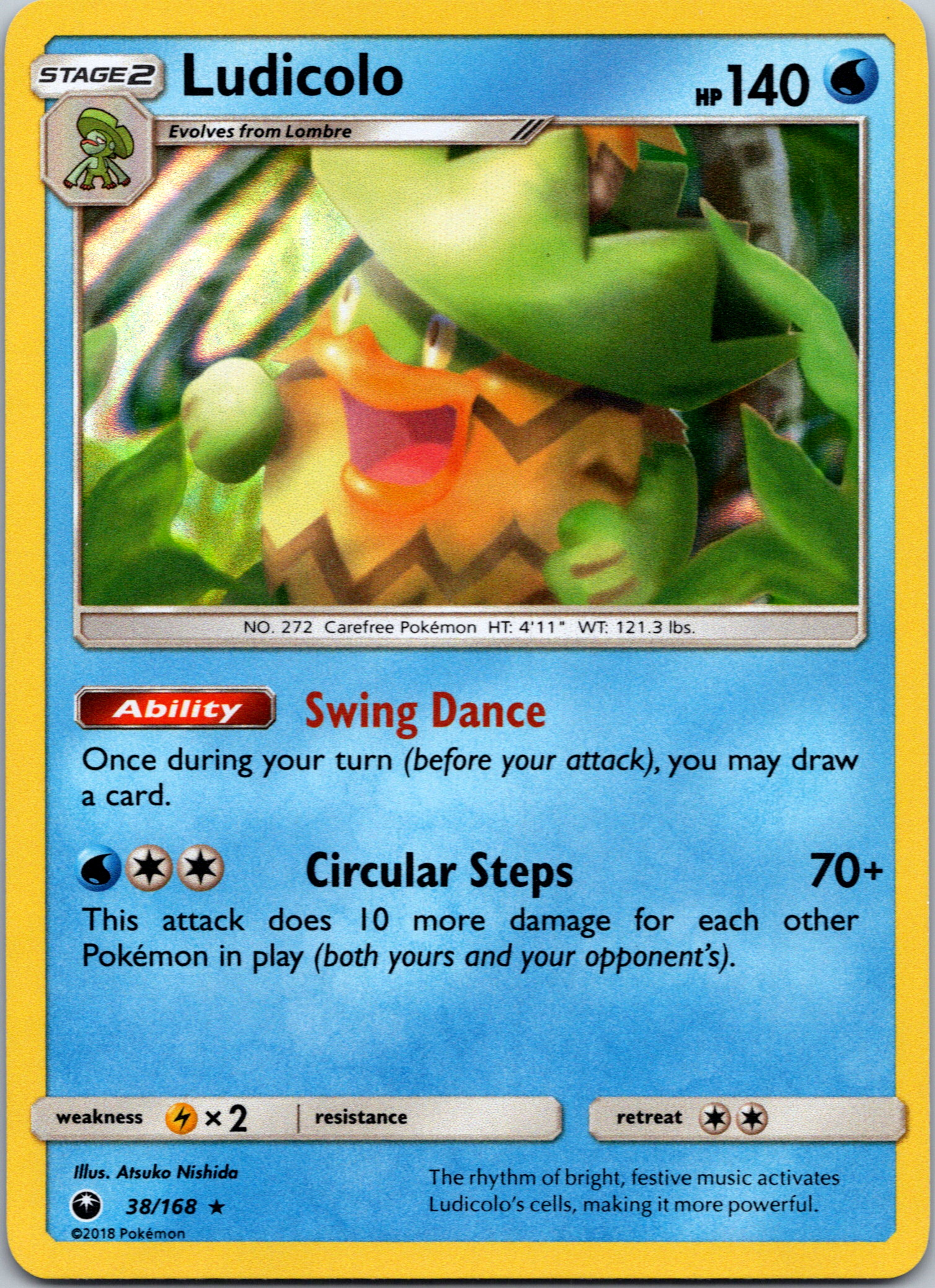 Ludicolo (038/168) [Sun & Moon: Celestial Storm]