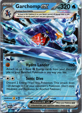 Garchomp ex (038/182) - [Scarlet & Violet: Paradox Rift] Holofoil