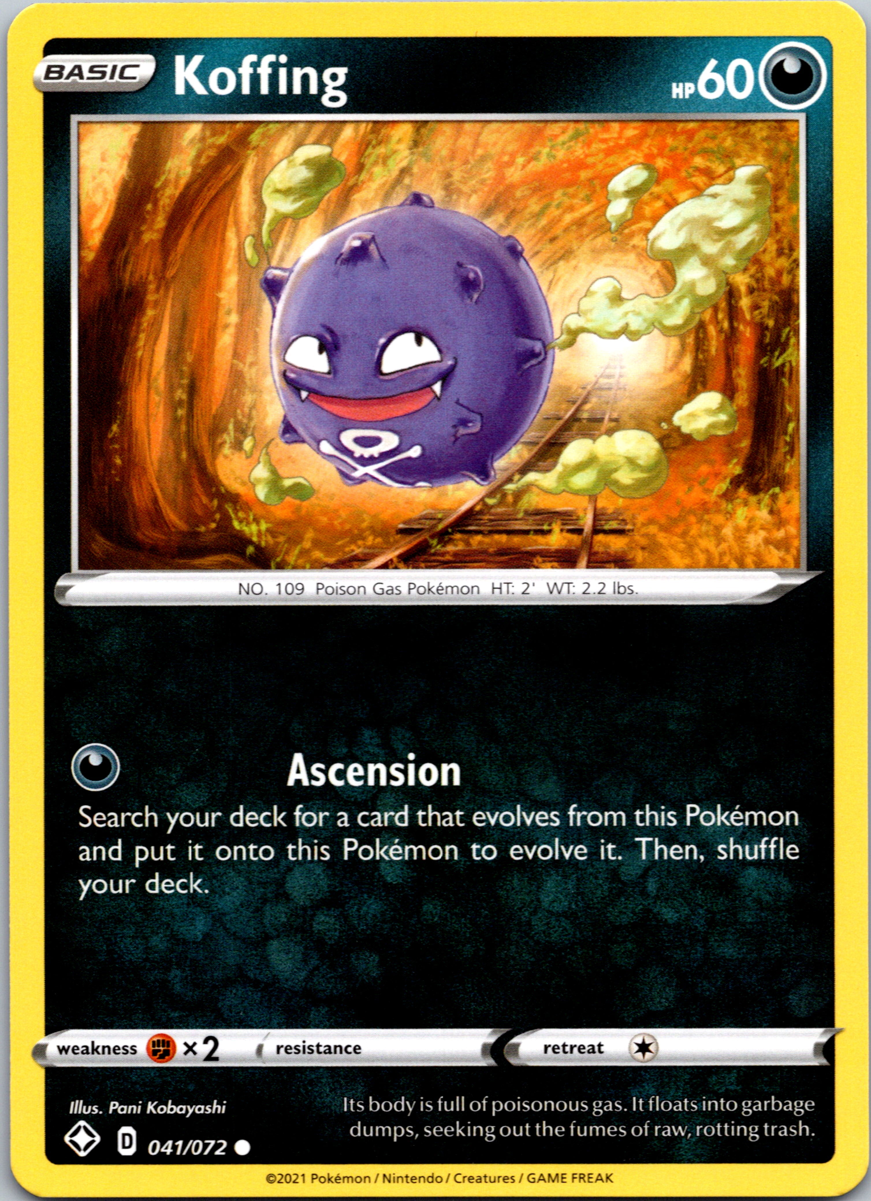 Koffing (041/072) [Sword & Shield: Shining Fates]