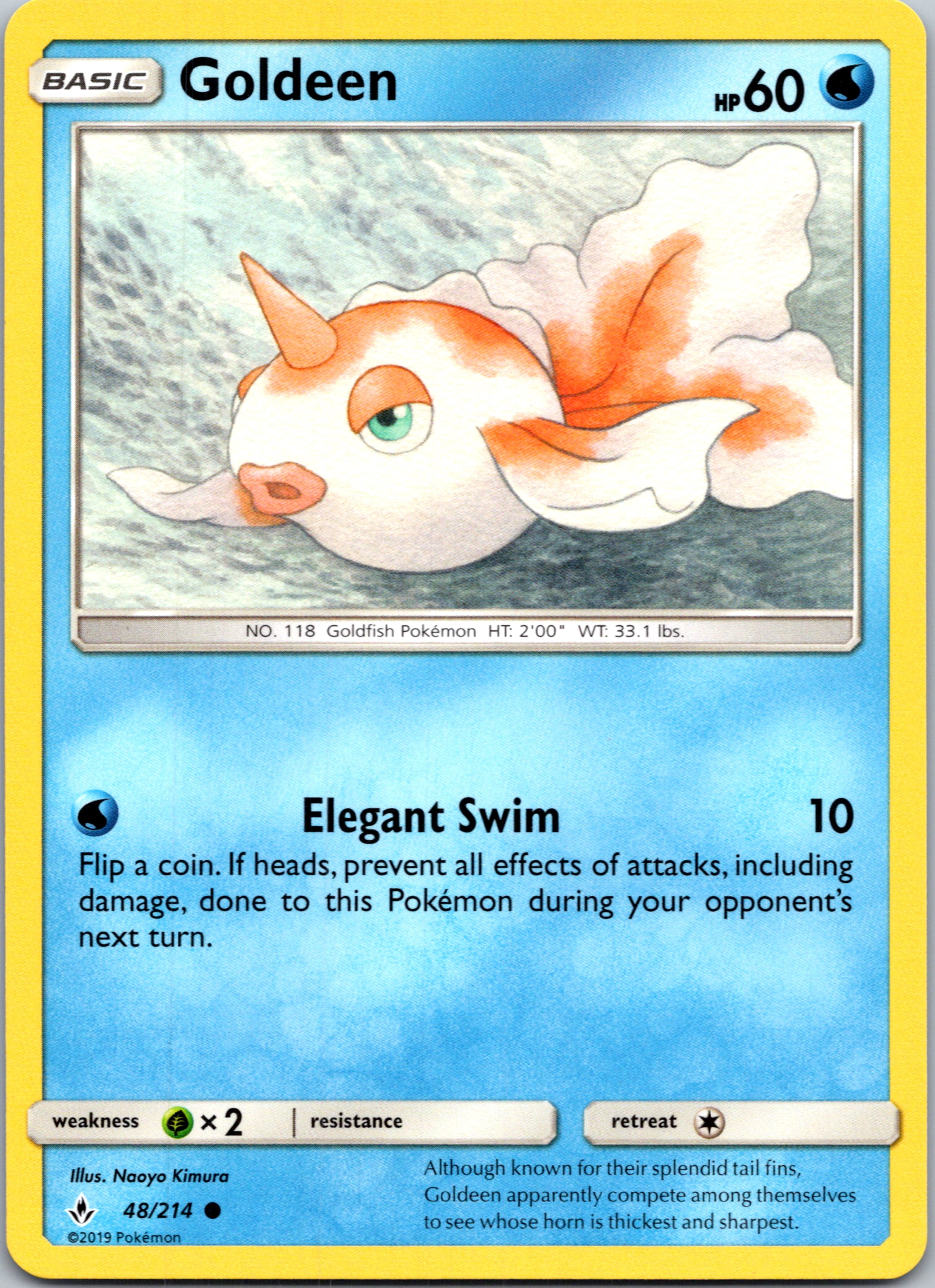 Goldeen (48/214) [Sun & Moon: Unbroken Bonds]