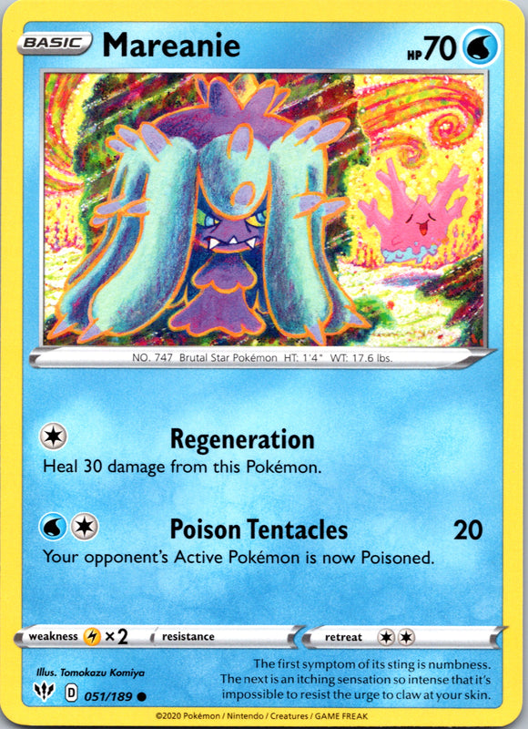 Mareanie (051/189) [SWSH03: Darkness Ablaze]