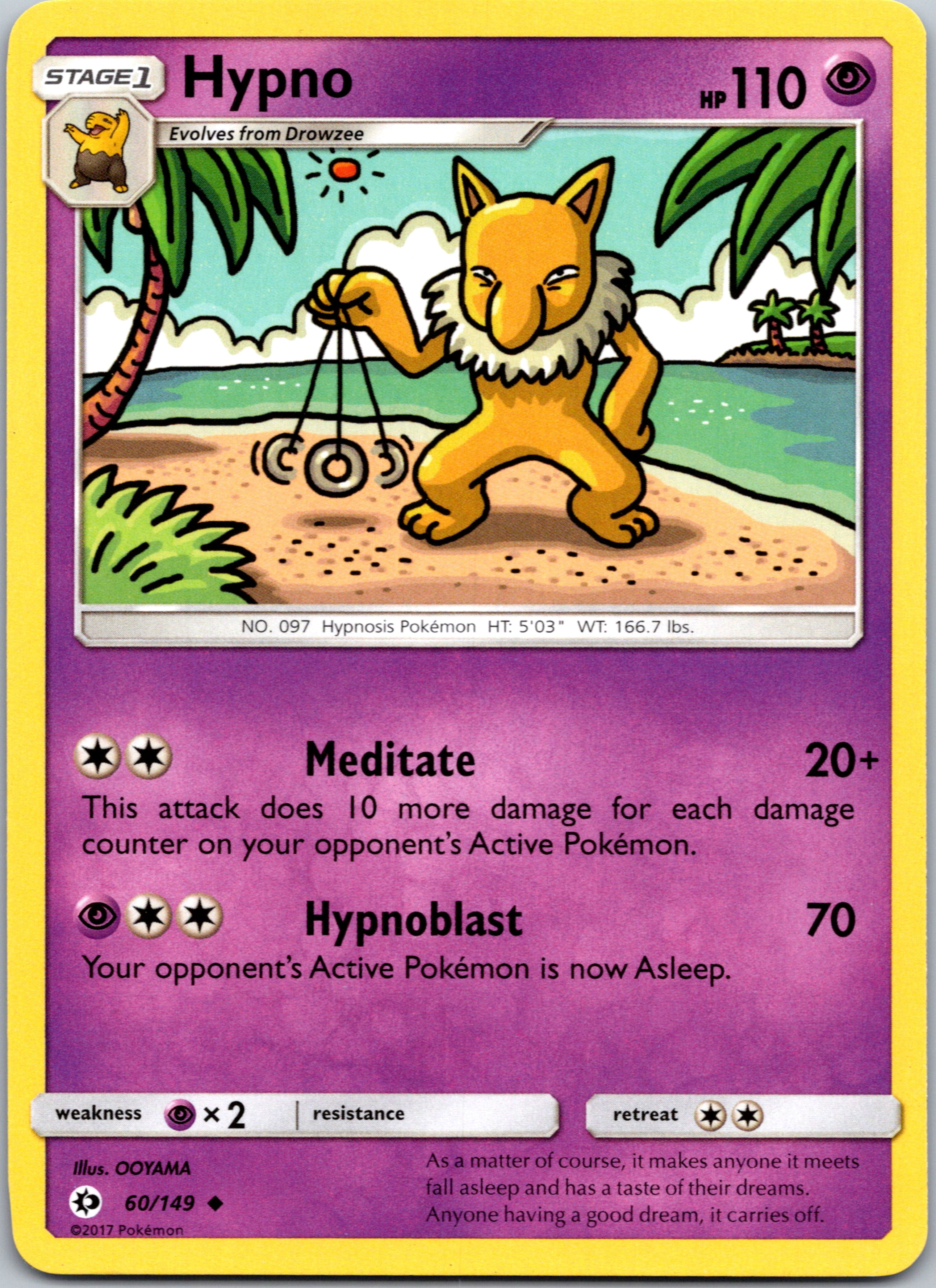 Hypno (60) [SM Base Set]