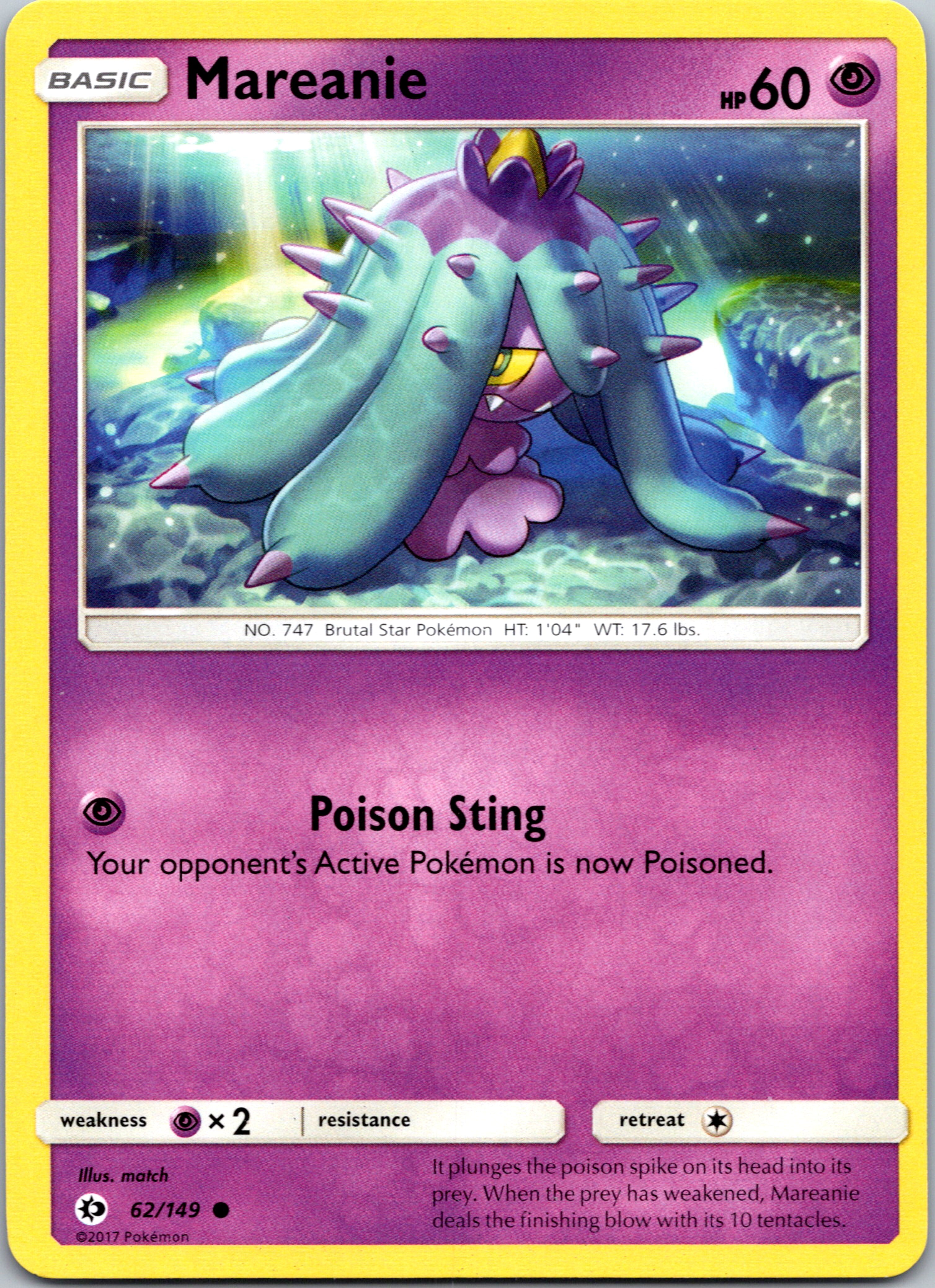 Mareanie (062/149) [SM Base Set]