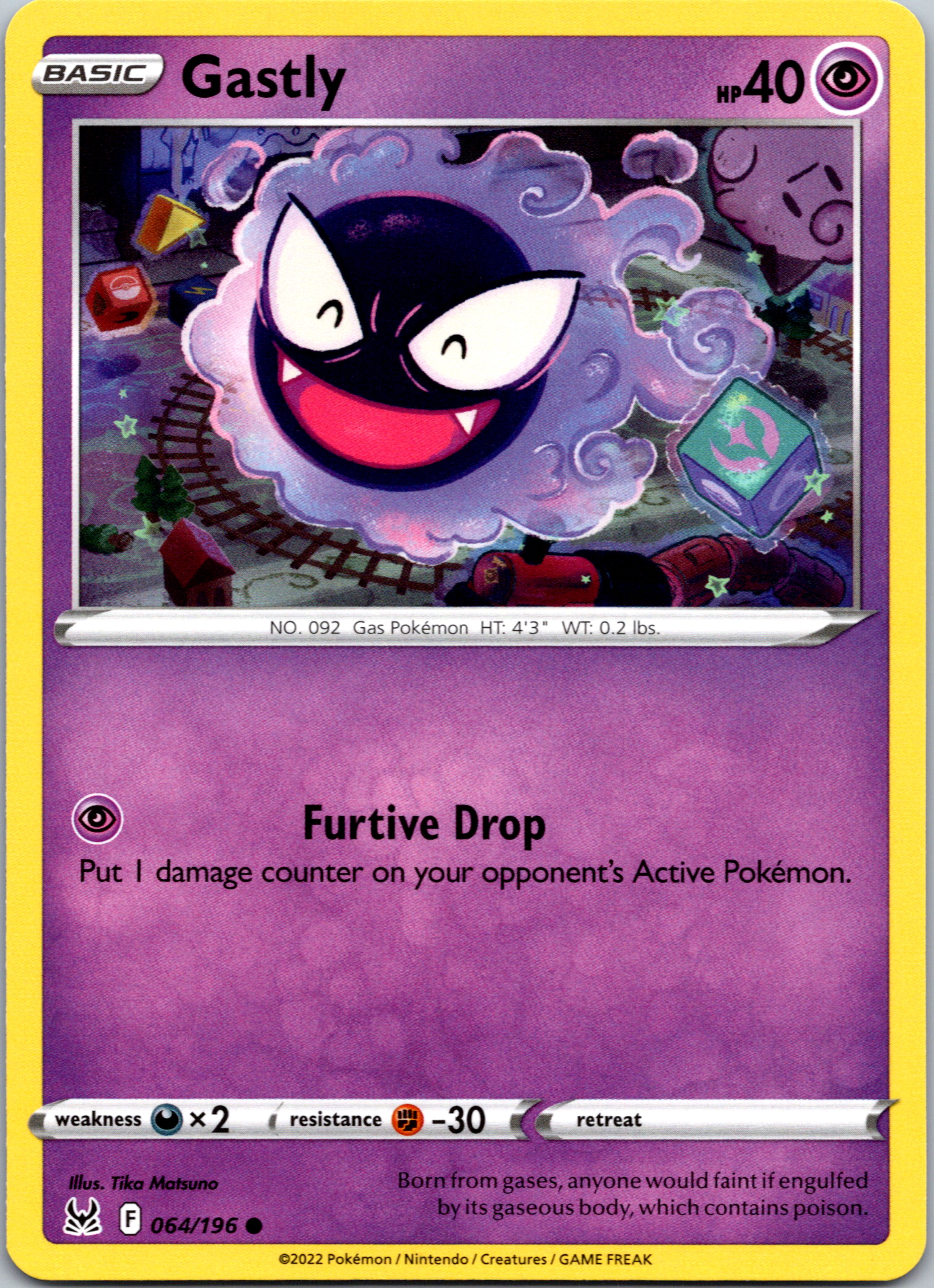 Gastly (064/196) [Sword & Shield: Lost Origin]