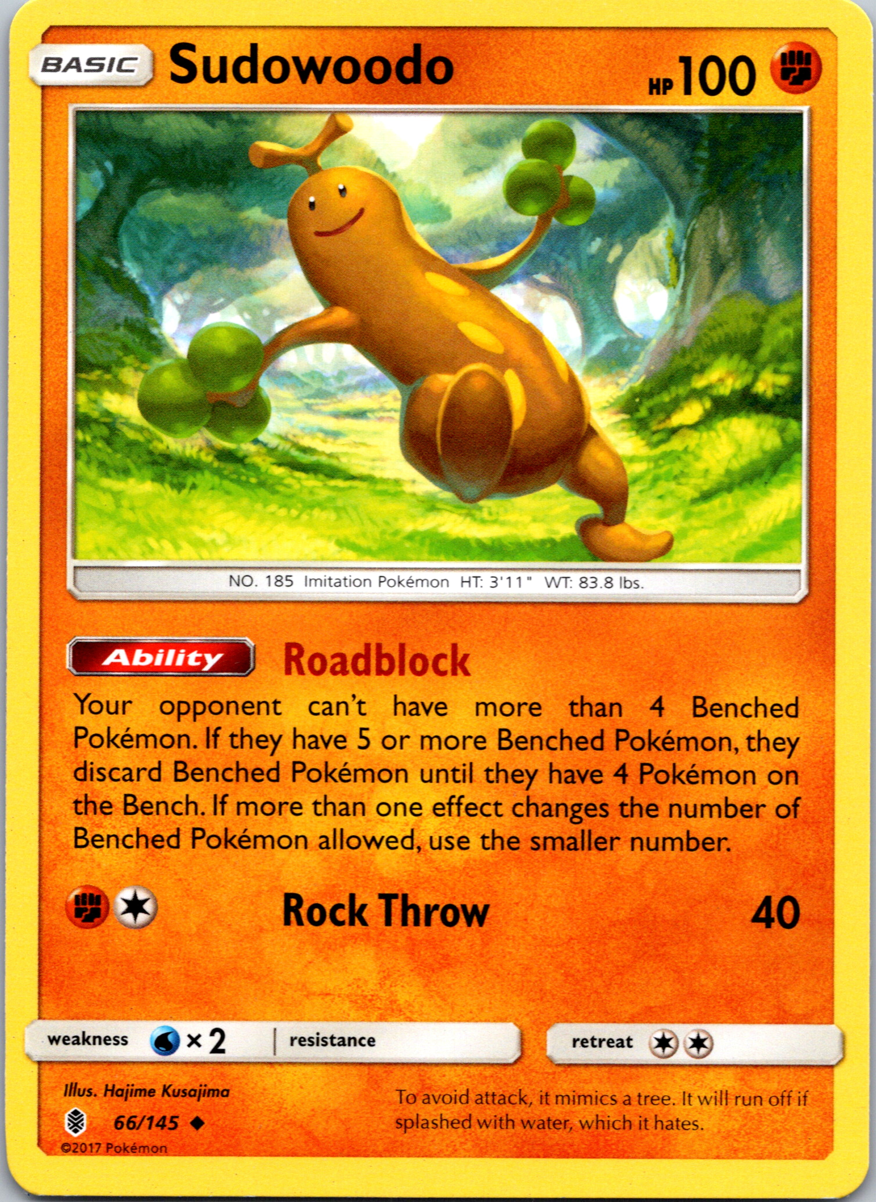 Sudowoodo (66/145) [Sun & Moon: Guardians Rising]