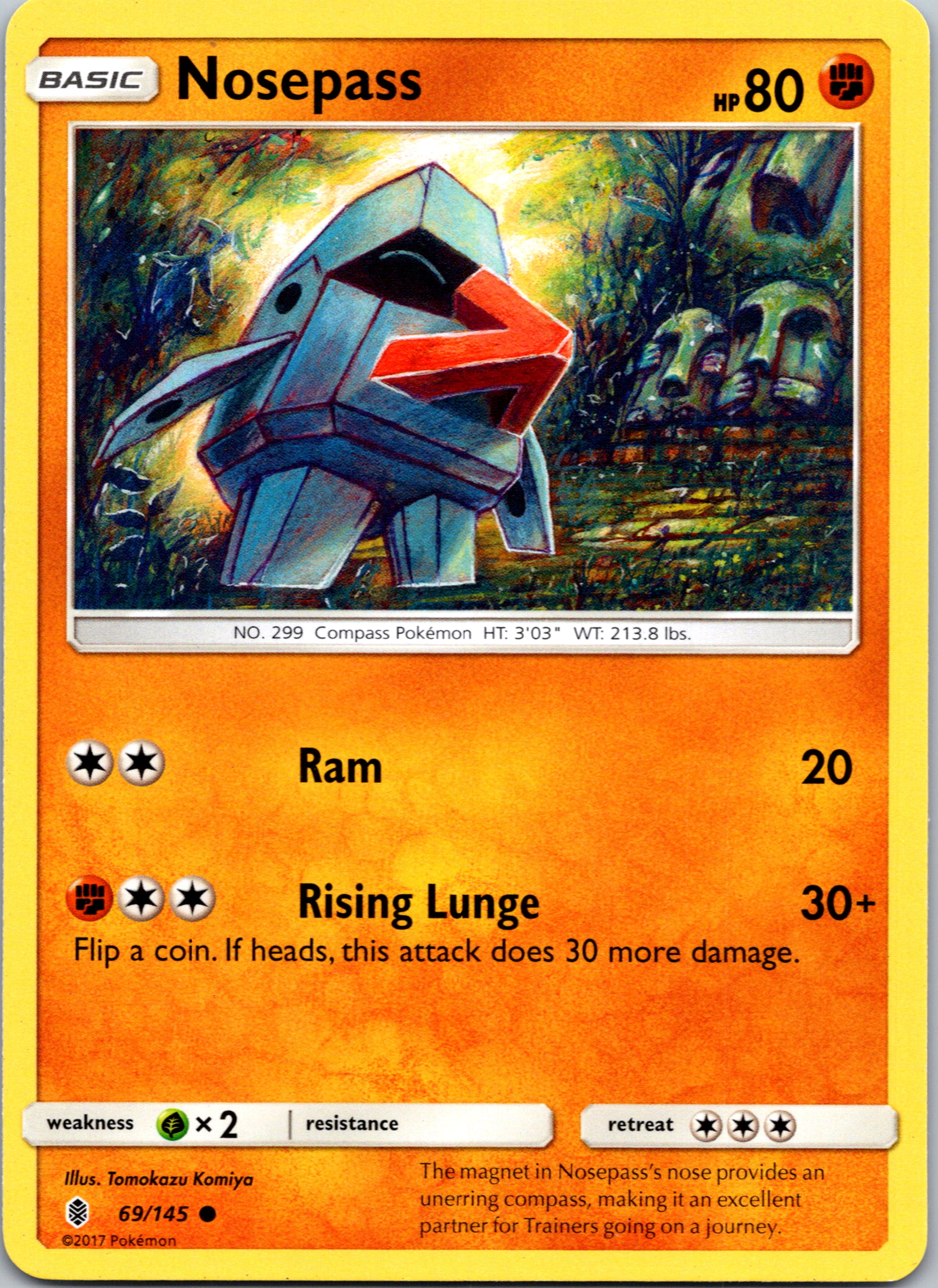 Nosepass (69/145) [Sun & Moon: Guardians Rising]