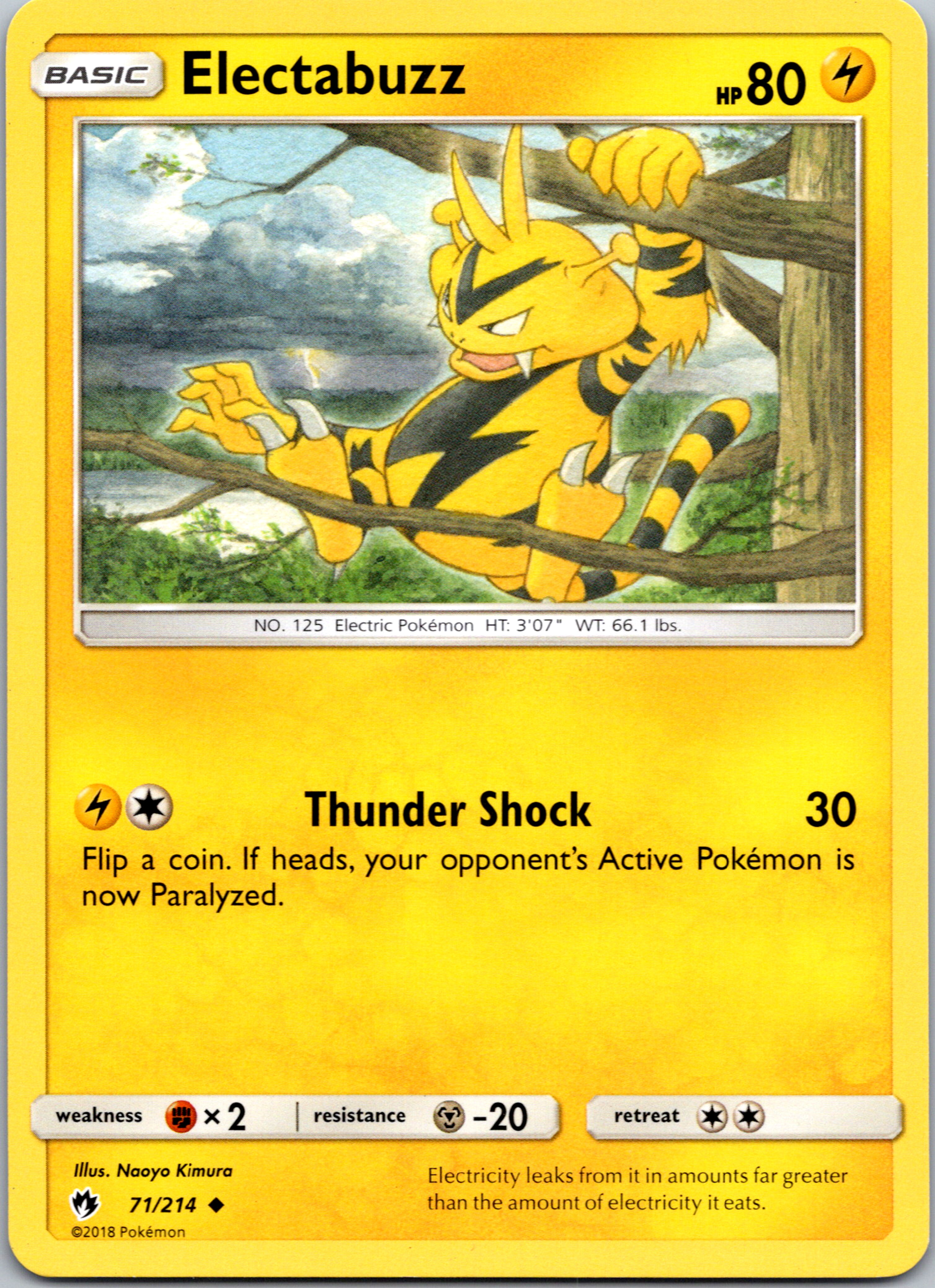 Electabuzz (71/214) [Sun & Moon: Lost Thunder]