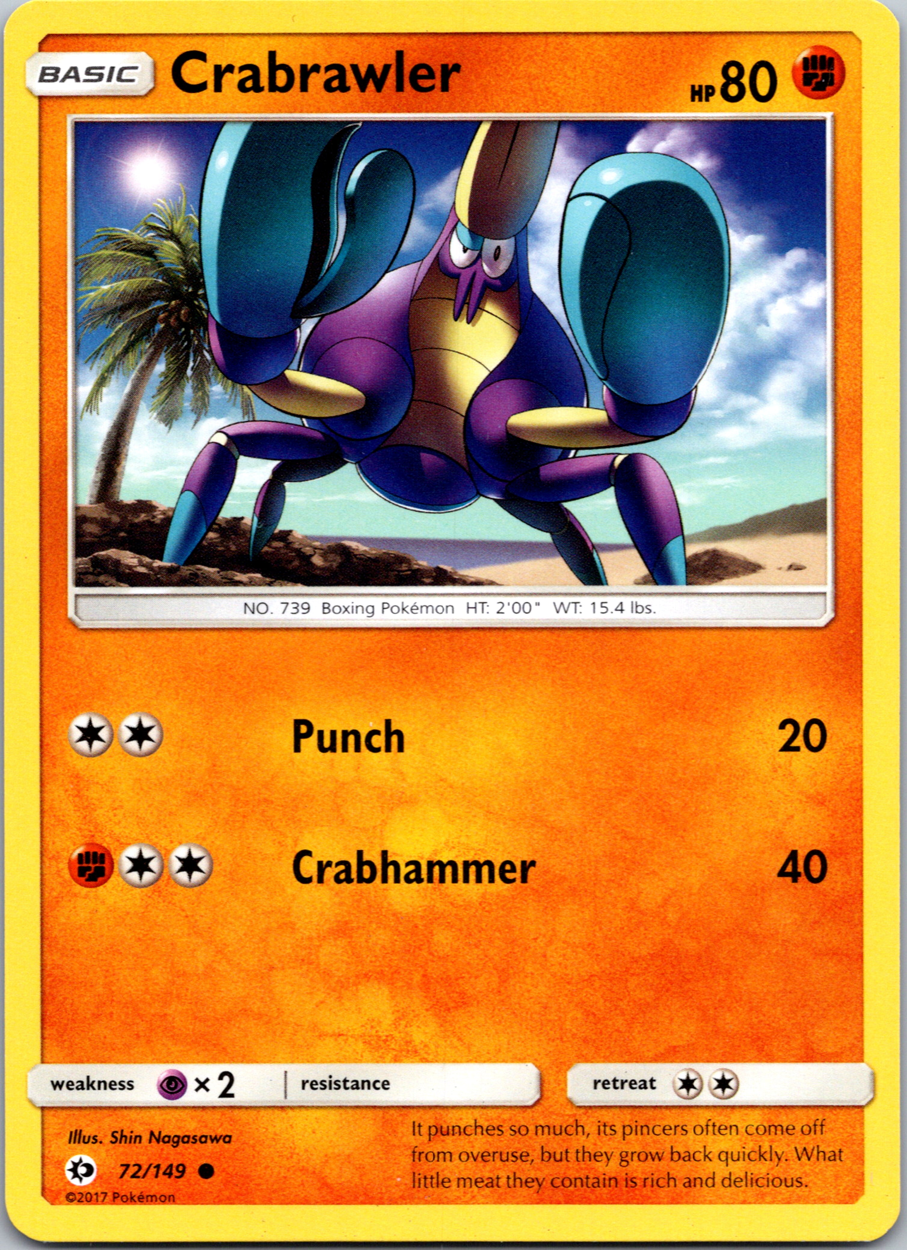 Crabrawler (072/149) [SM Base Set]