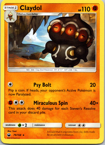 Claydol (079/168) [Sun & Moon: Celestial Storm]