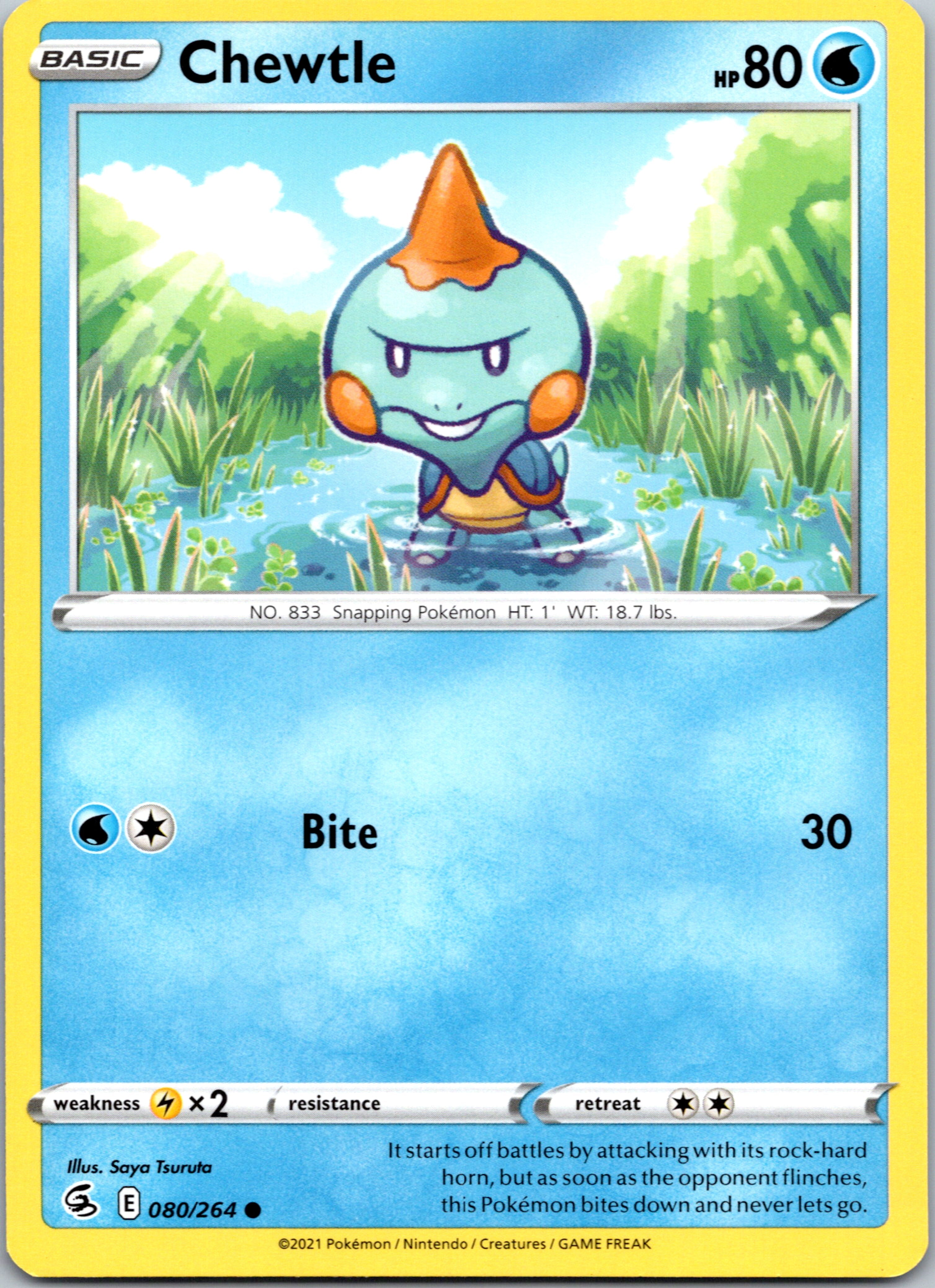 Chewtle (080/264) [Sword & Shield: Fusion Strike]