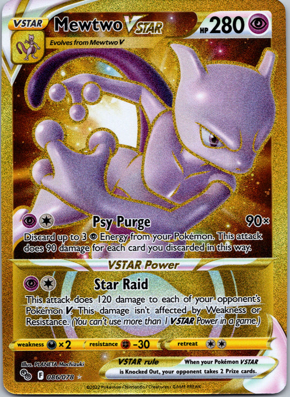 Mewtwo VSTAR (086/078) [Pokémon  GO]