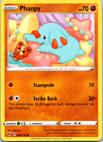 Phanpy [086/185] [SWSH04: Vivid Voltage]
