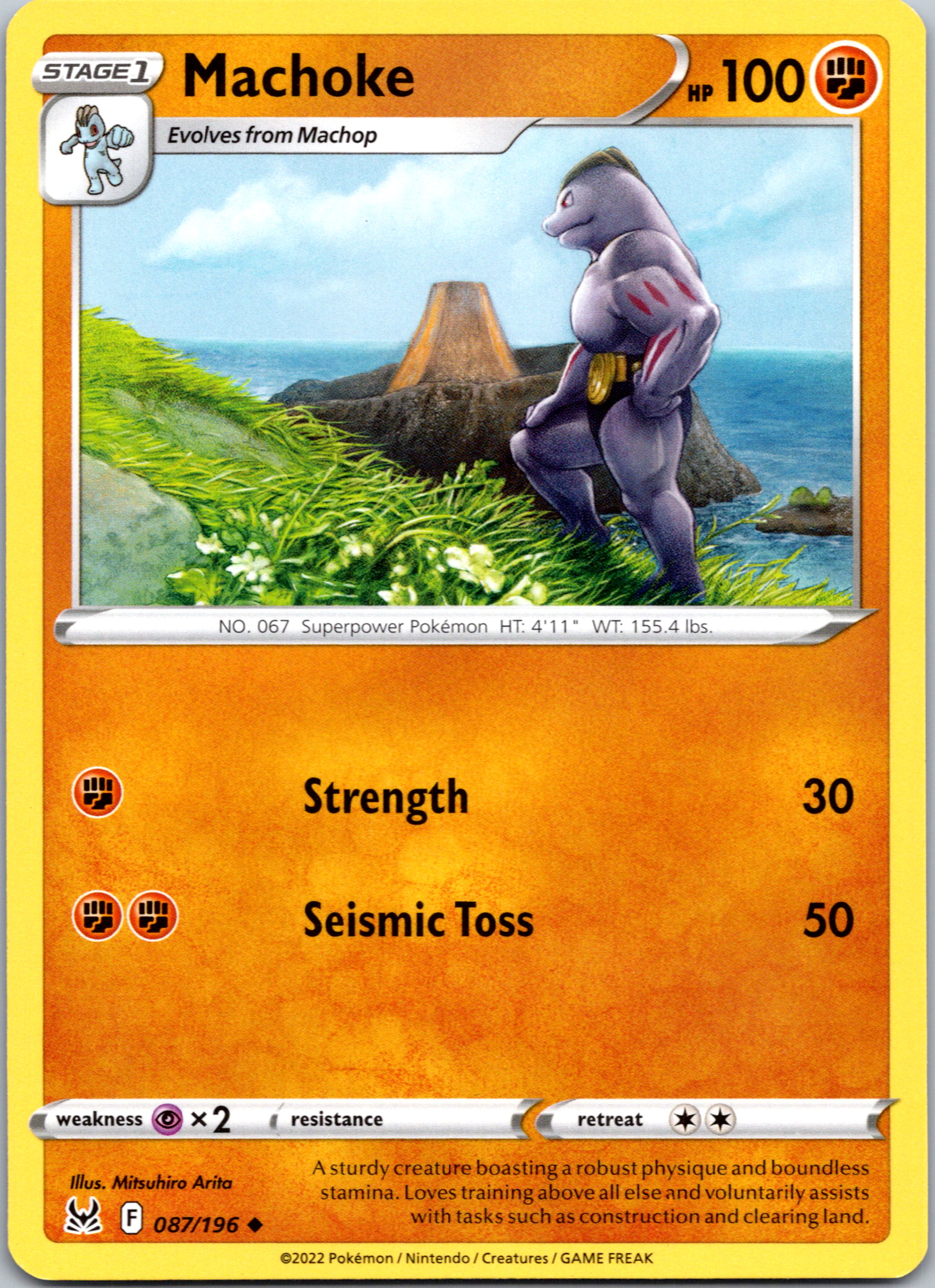 Machoke (087/196) [Sword & Shield: Lost Origin]