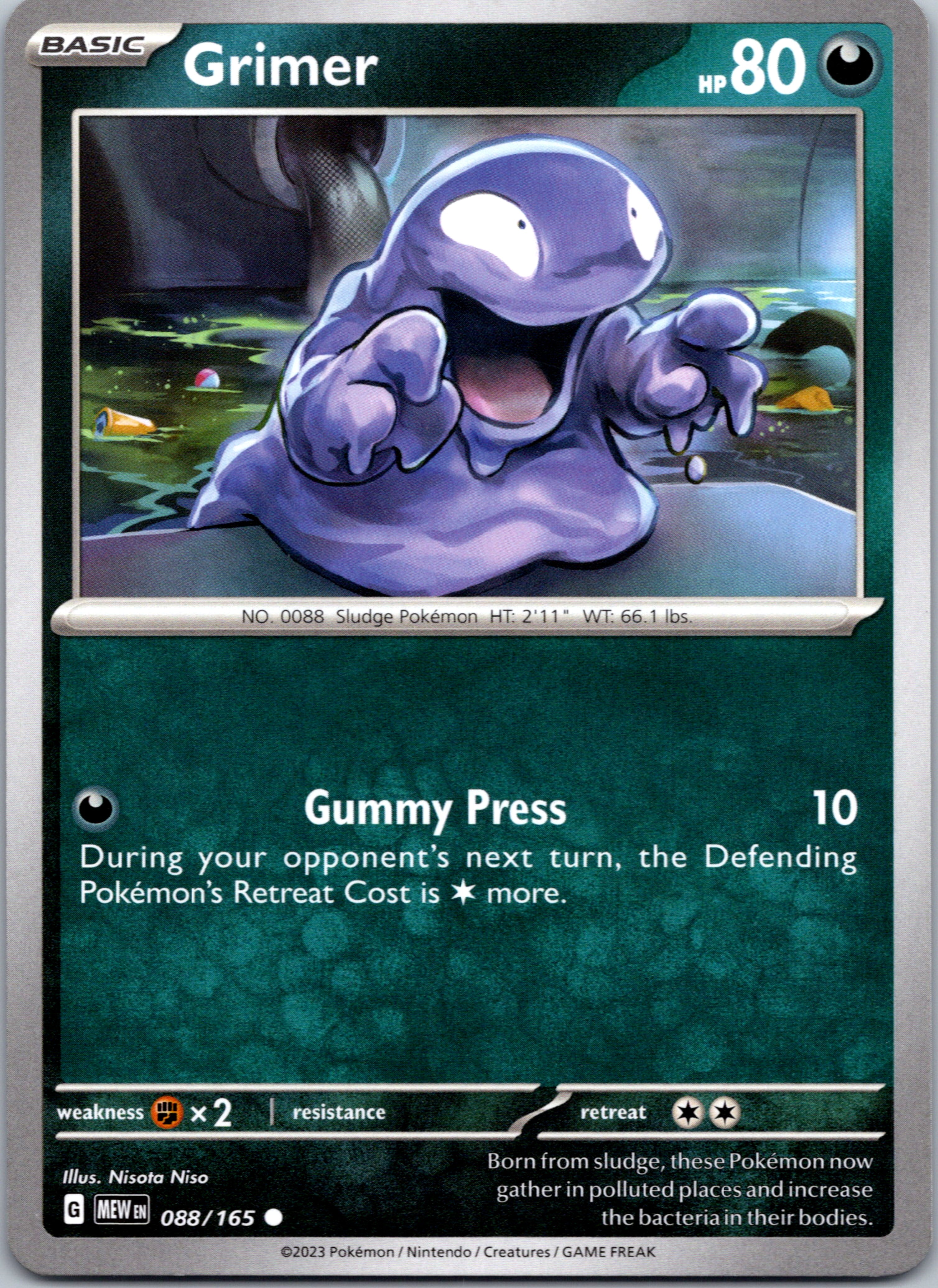 Grimer (88/165) [Scarlet & Violet:  151]