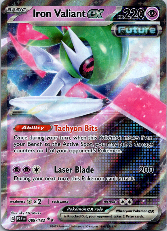 Iron Valiant ex (089/182) - [Scarlet & Violet: Paradox Rift] Holofoil