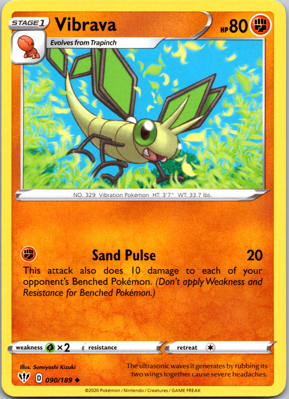 Vibrava (090/189) [SWSH03: Darkness Ablaze]