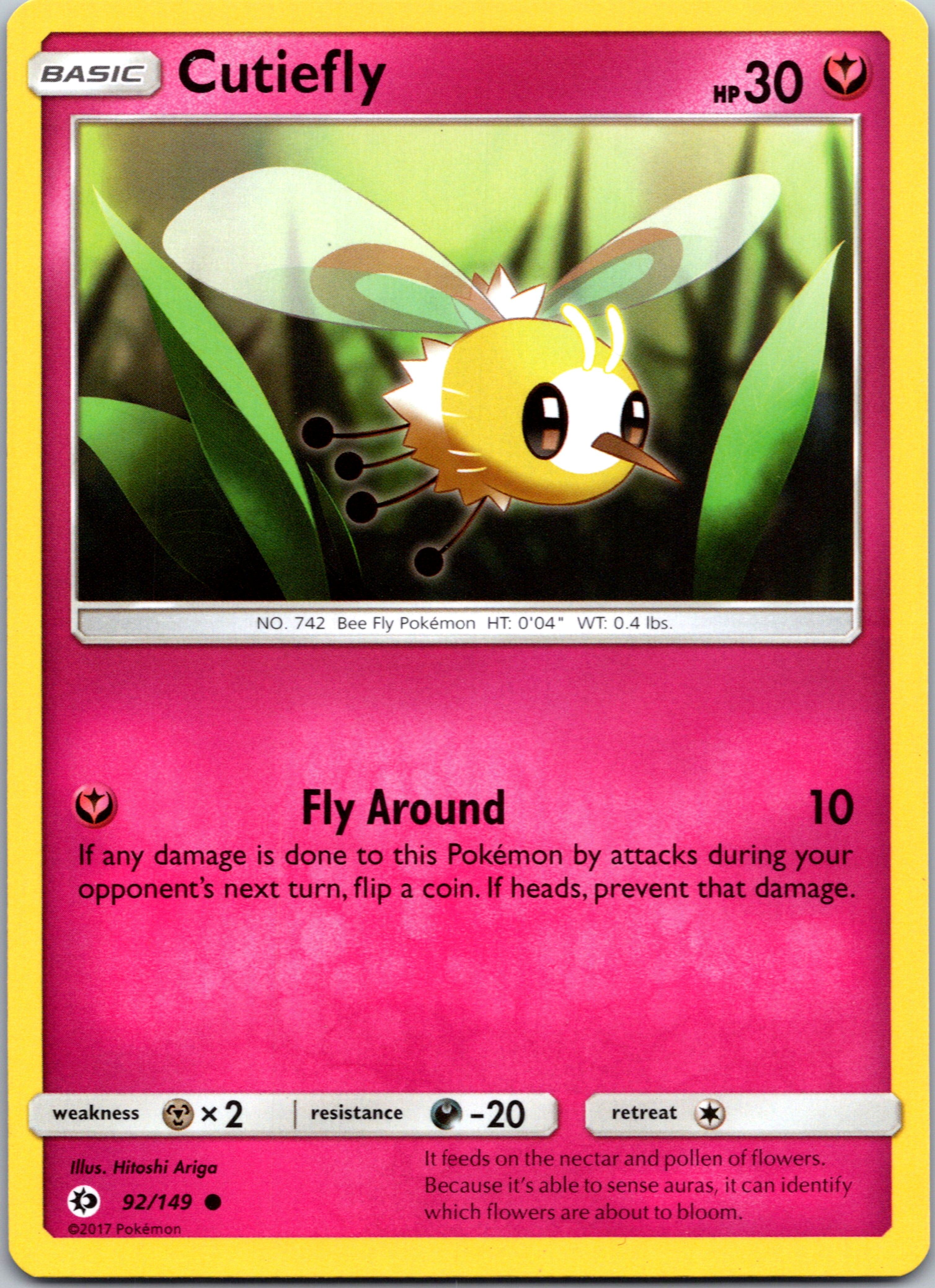 Cutiefly (92) [SM Base Set]