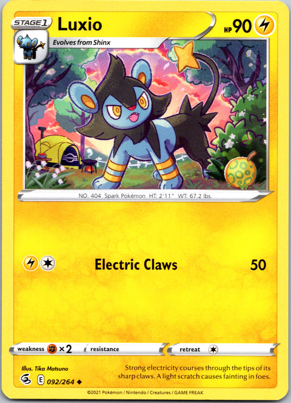 Luxio (092/264) [Sword & Shield: Fusion Strike]