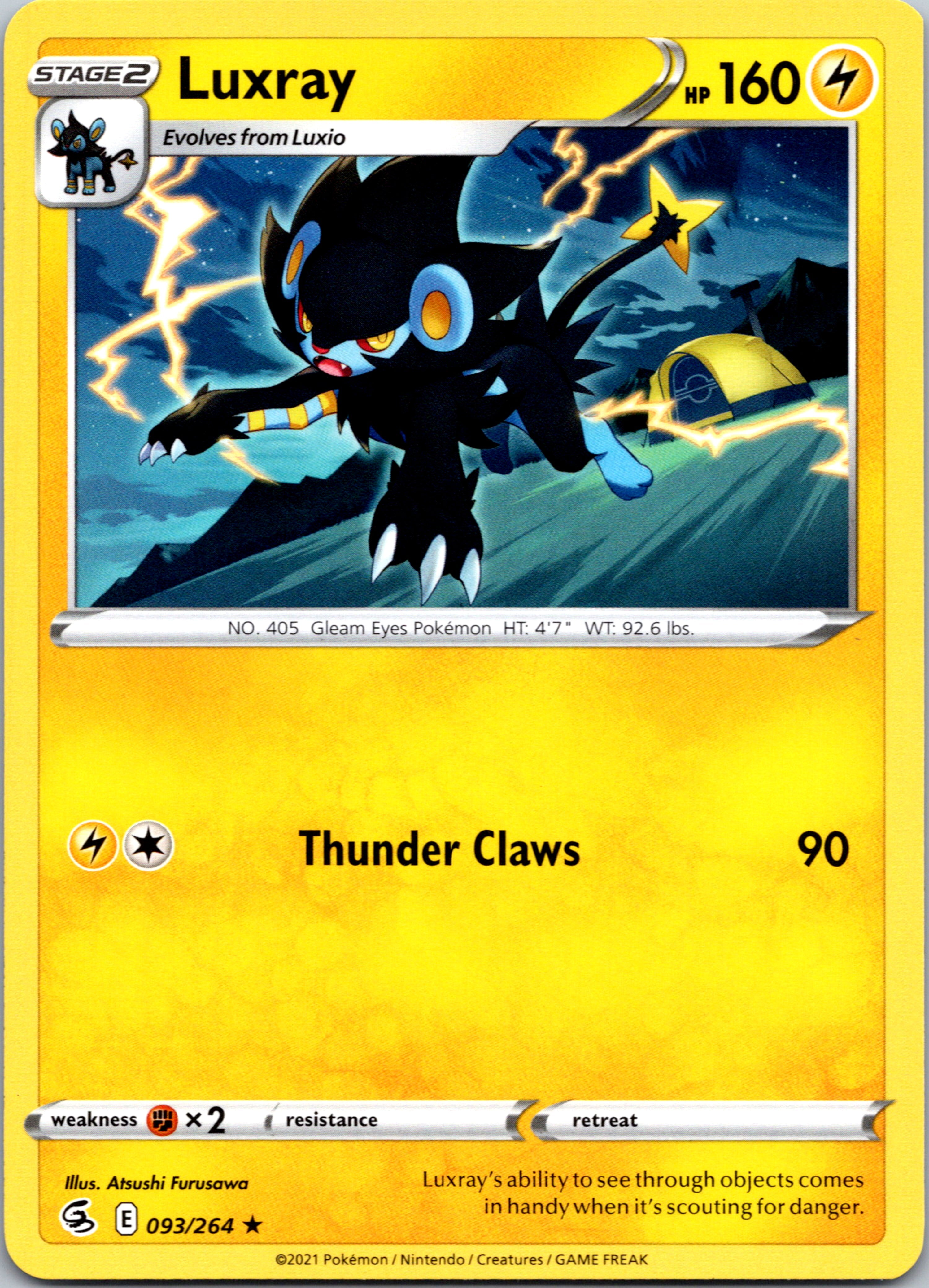 Luxray (093/264) [Sword & Shield: Fusion Strike]