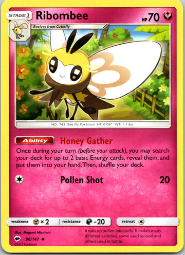 Ribombee (096/147) [Sun & Moon: Burning Shadows]