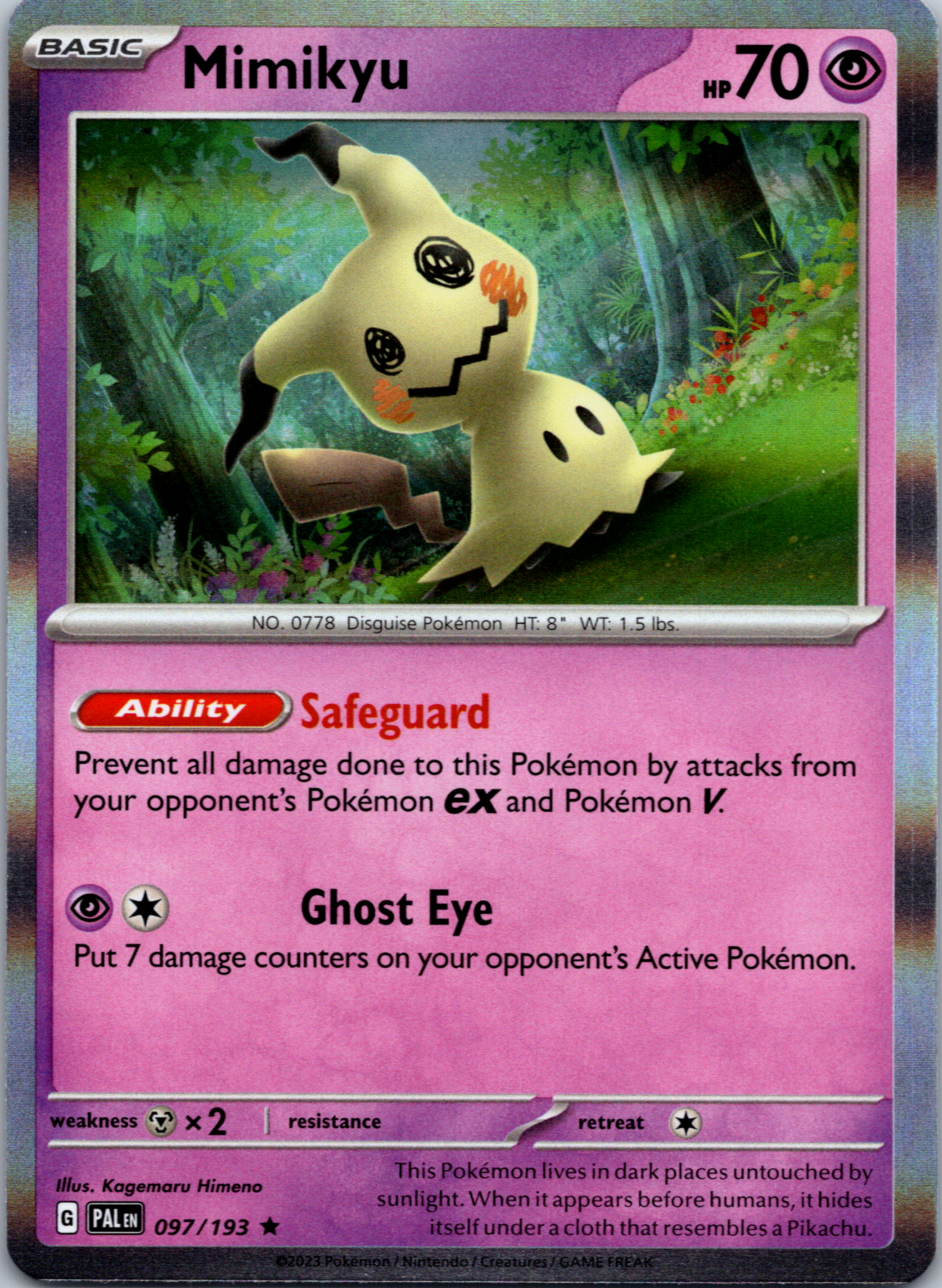 Mimikyu (097/193) [Scarlet & Violet: Paldea Evolved]