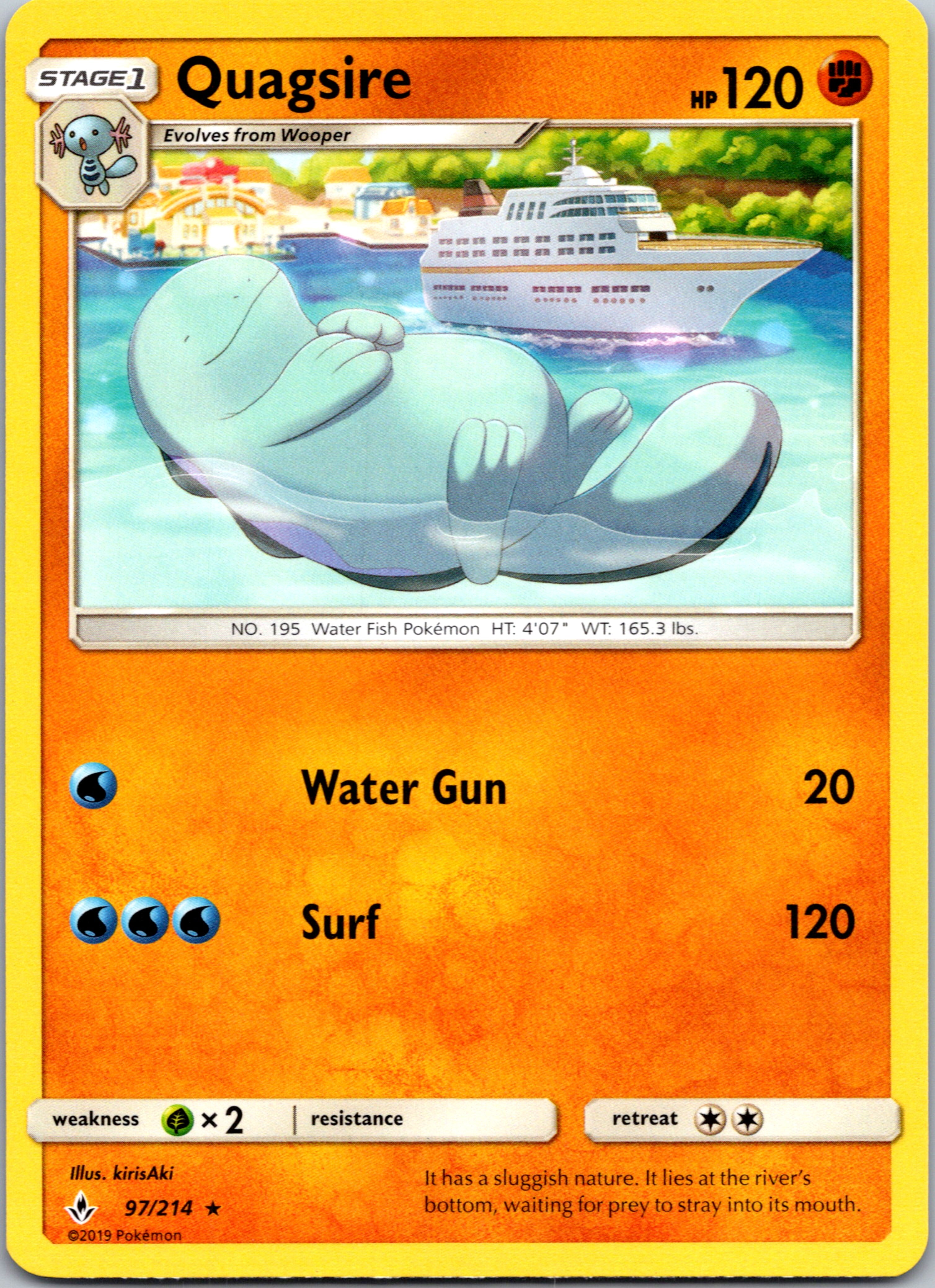 Quagsire (97/214) [Sun & Moon: Unbroken Bonds]