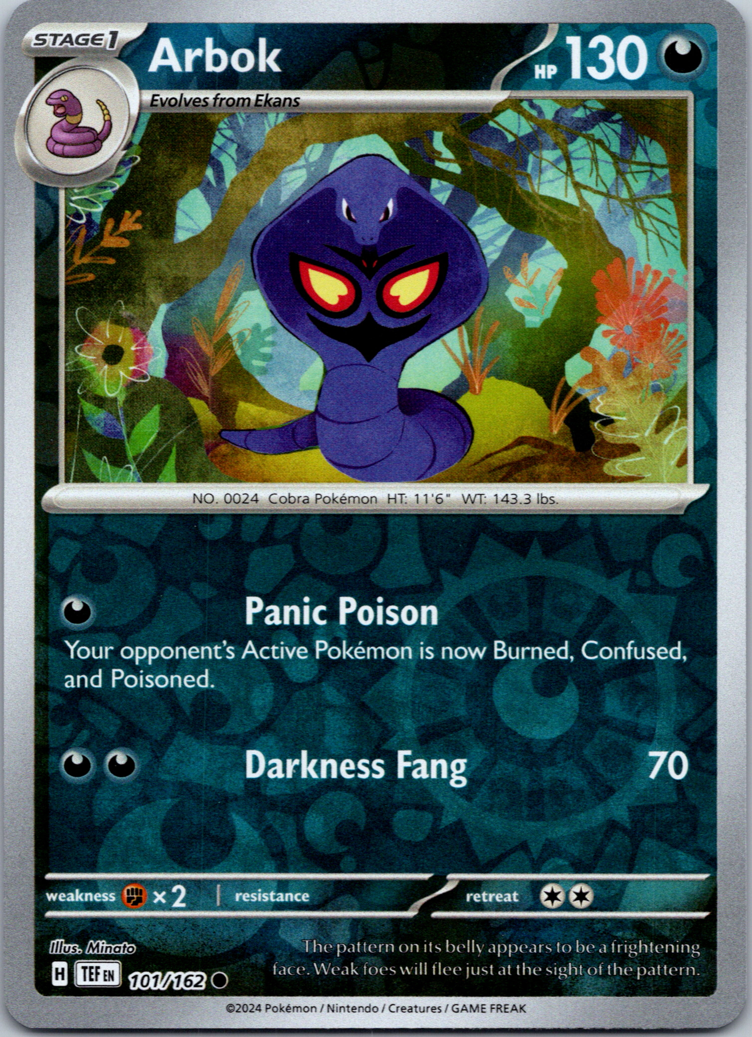 Arbok [101/162] - (Temporal Forces) Reverse Holofoil