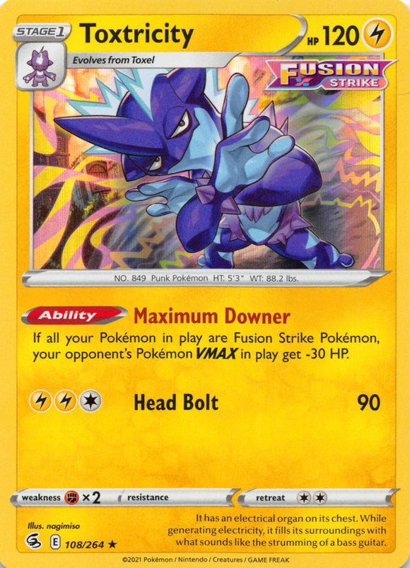 Toxtricity (108/264) [Sword & Shield: Fusion Strike]