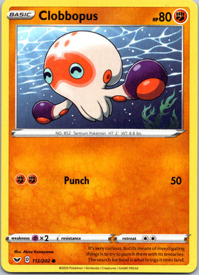 Clobbopus (112/202) (112/202) [SWSH01: Sword & Shield Base Set]