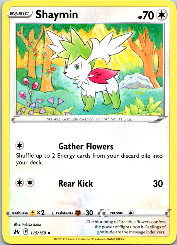 Shaymin (115/159) [Sword & Shield: Crown Zenith]