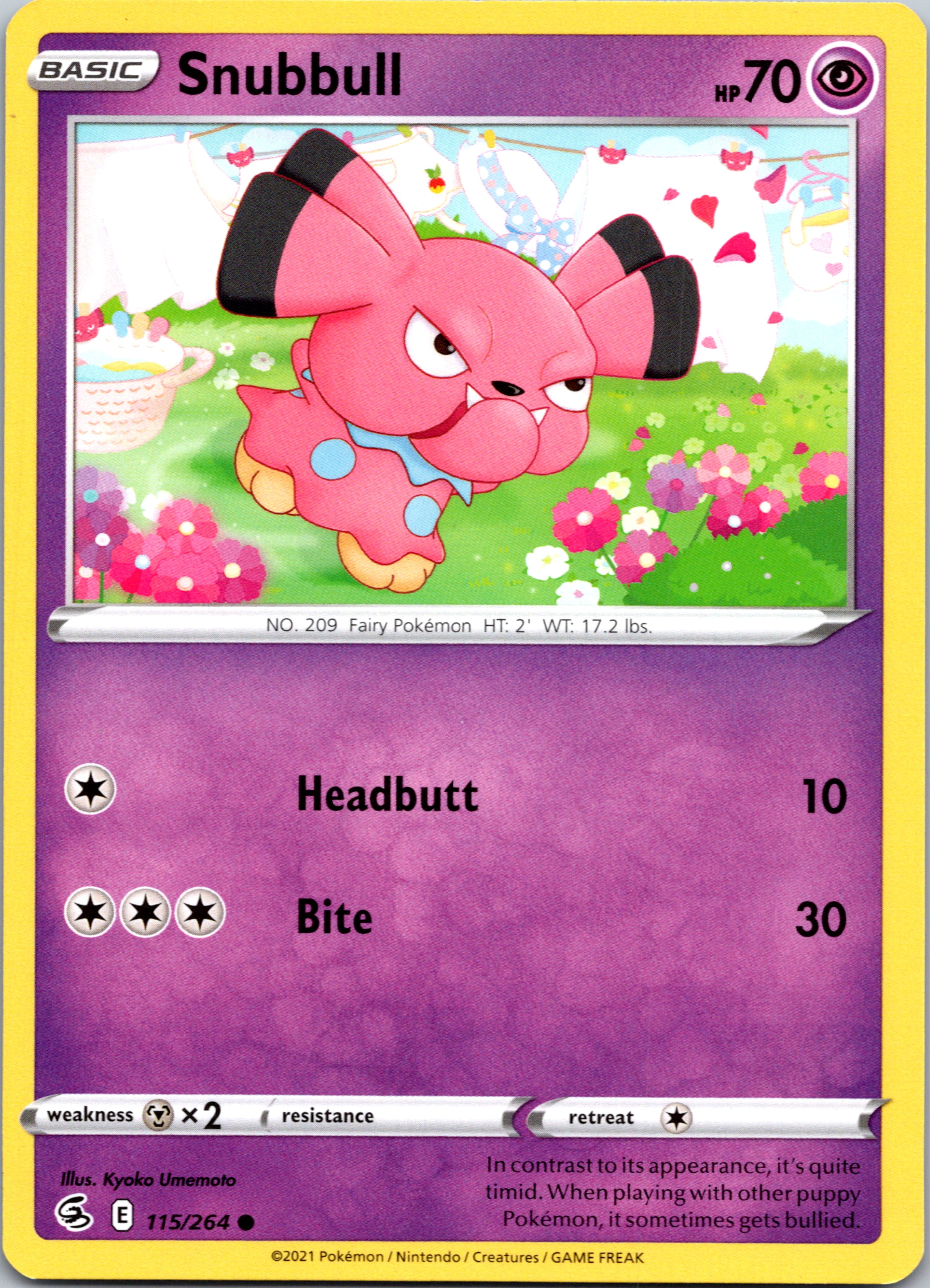 Snubbull (115/264) [Sword & Shield: Fusion Strike]