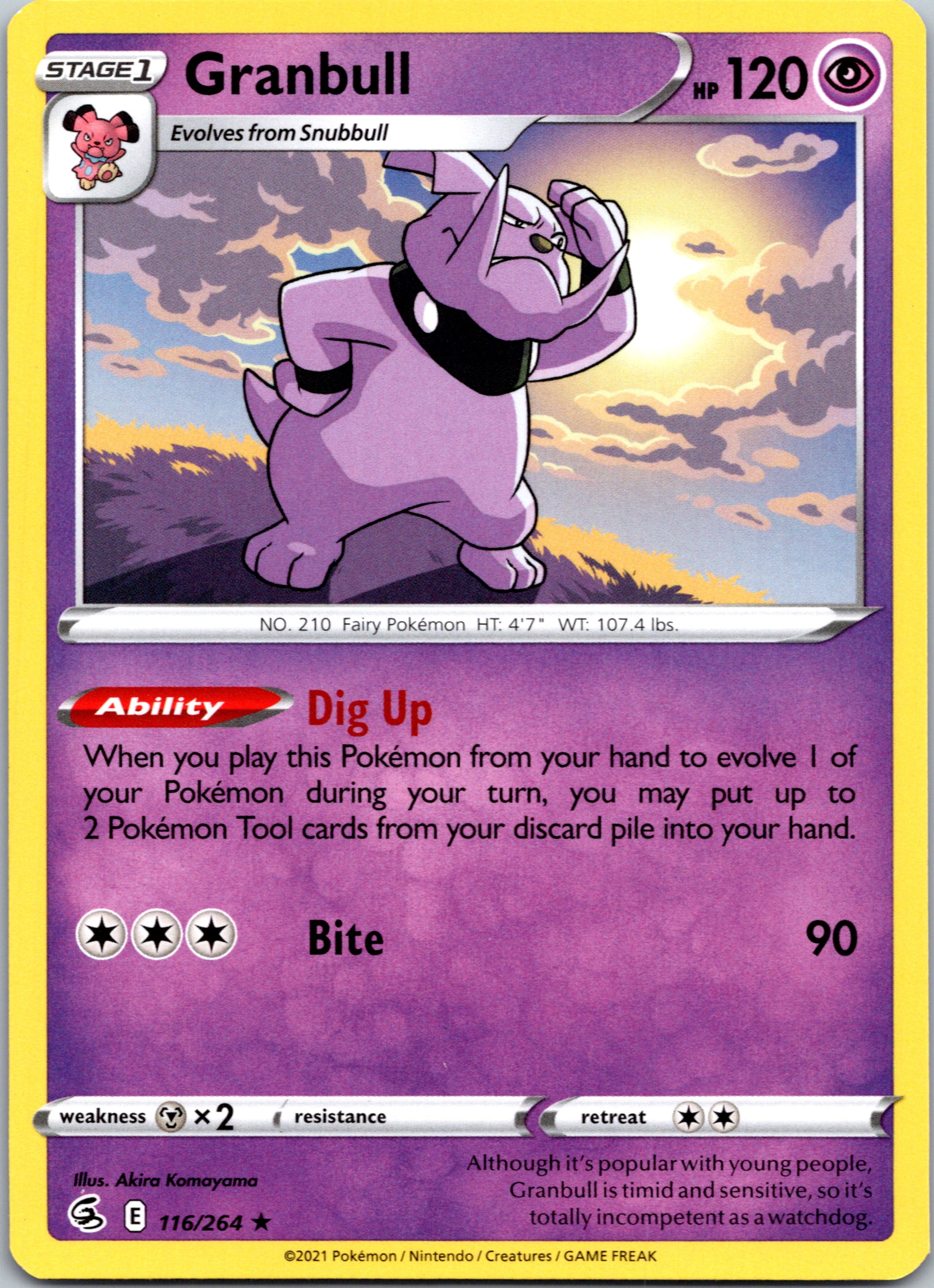 Granbull (116/264) [Sword & Shield: Fusion Strike]