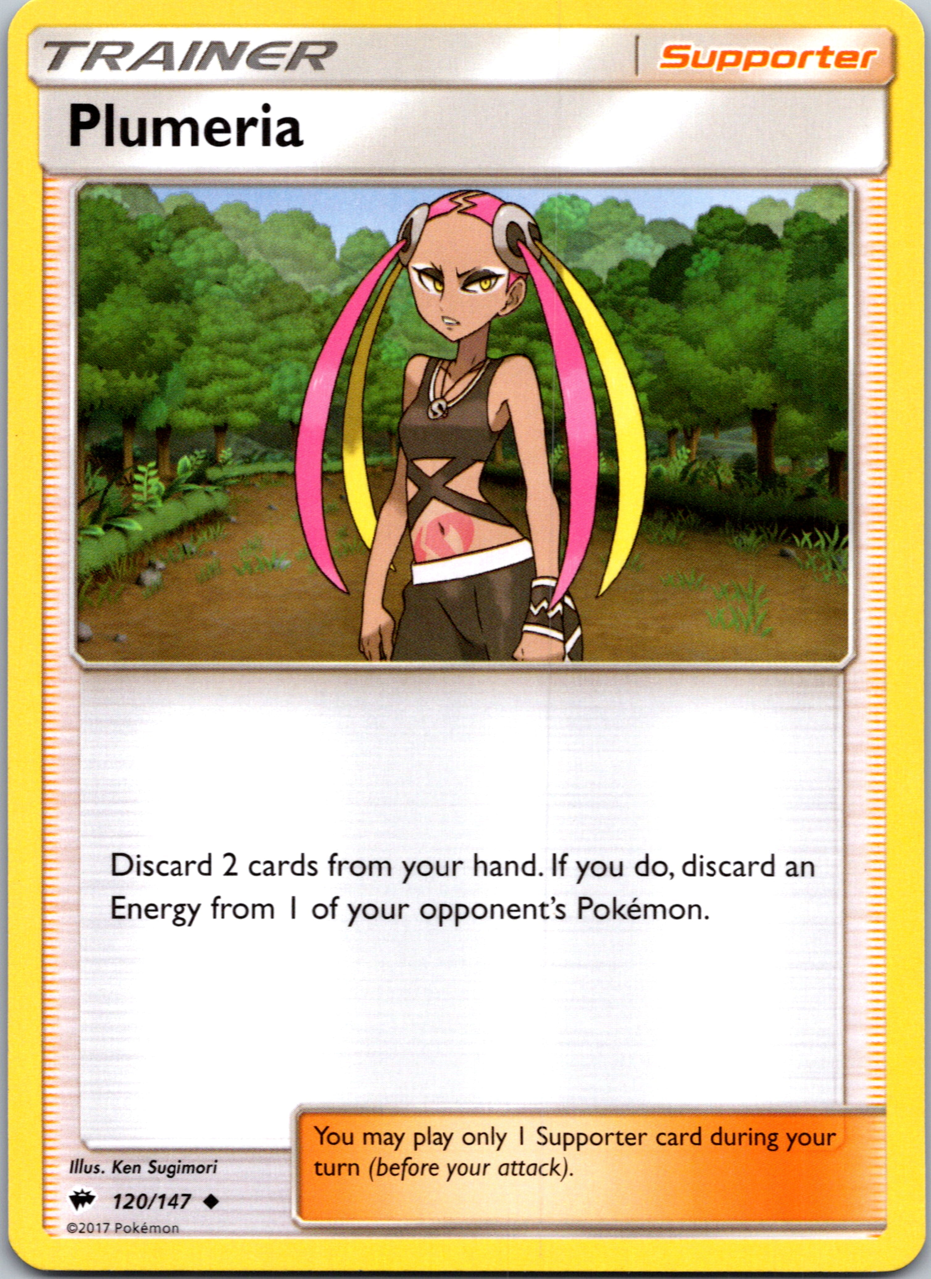 Plumeria (120/147) [Sun & Moon: Burning Shadows]